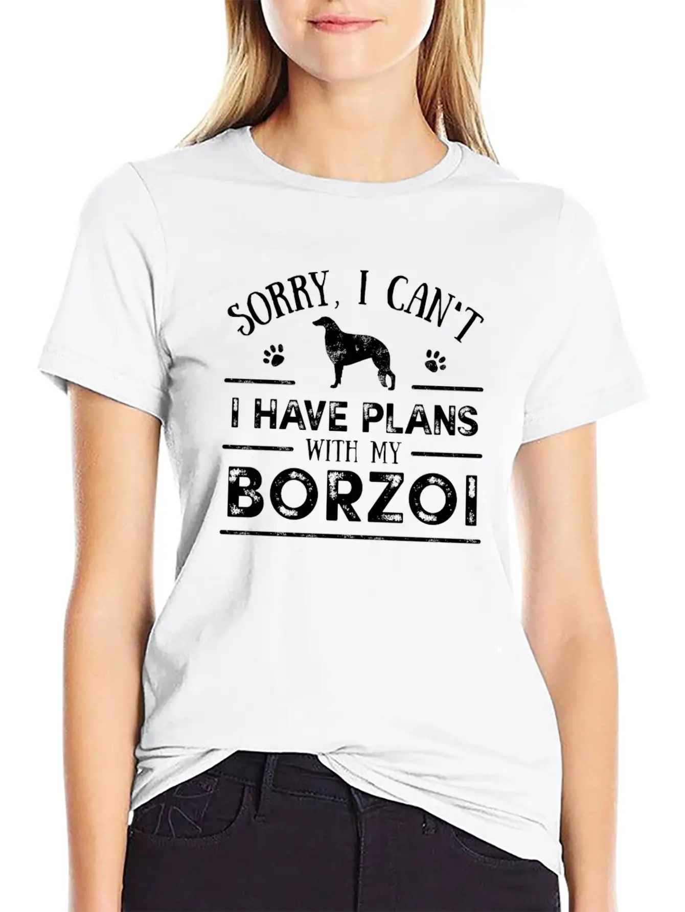 Borzoi Dog Owner Cool Dog Gift Idea Unisex Casual T-Shirt – Clean Design For Daily Comfort