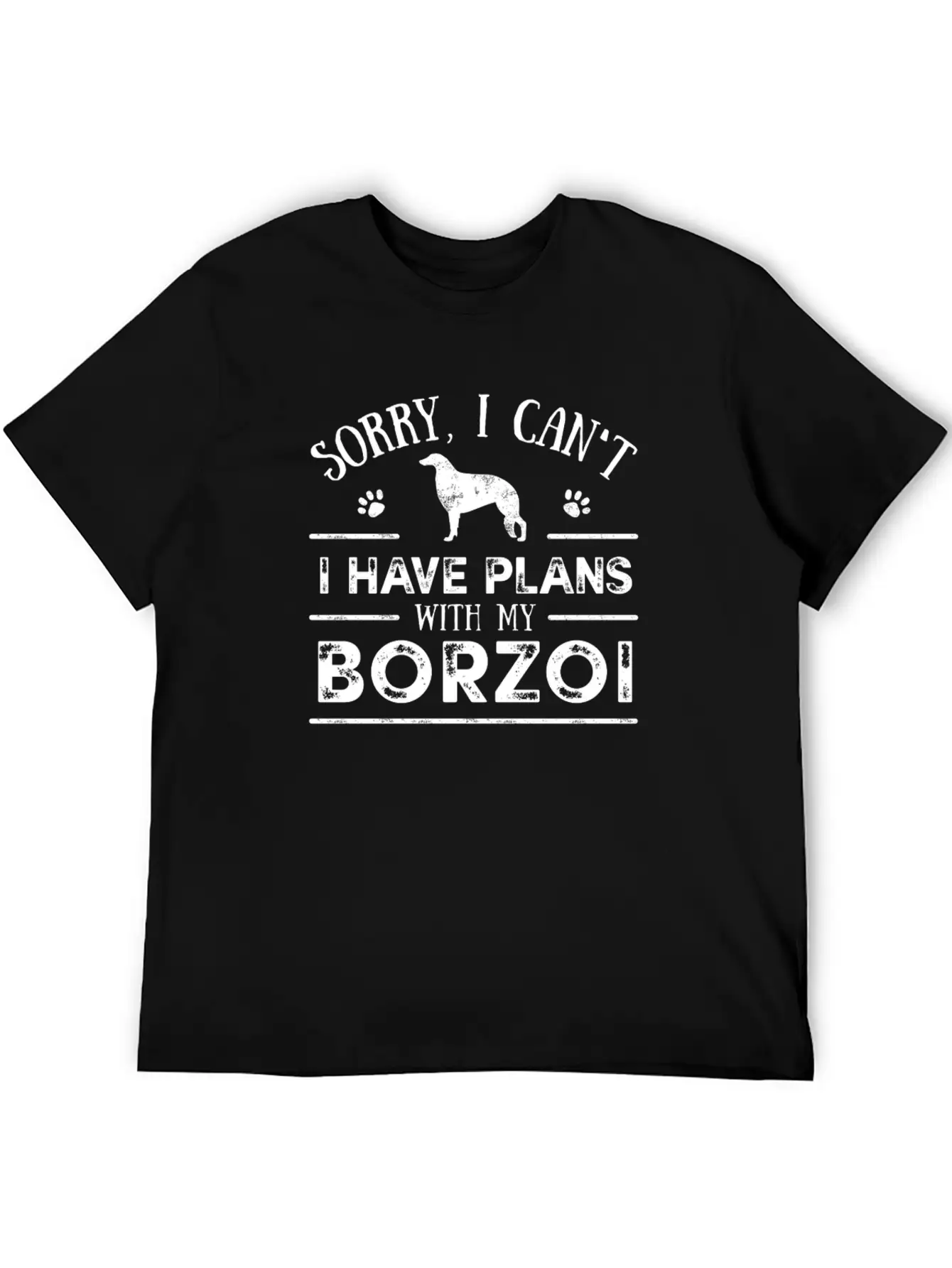 Borzoi Dog Owner Cool Dog Gift Idea Unisex Casual T-Shirt – Clean Design For Daily Comfort