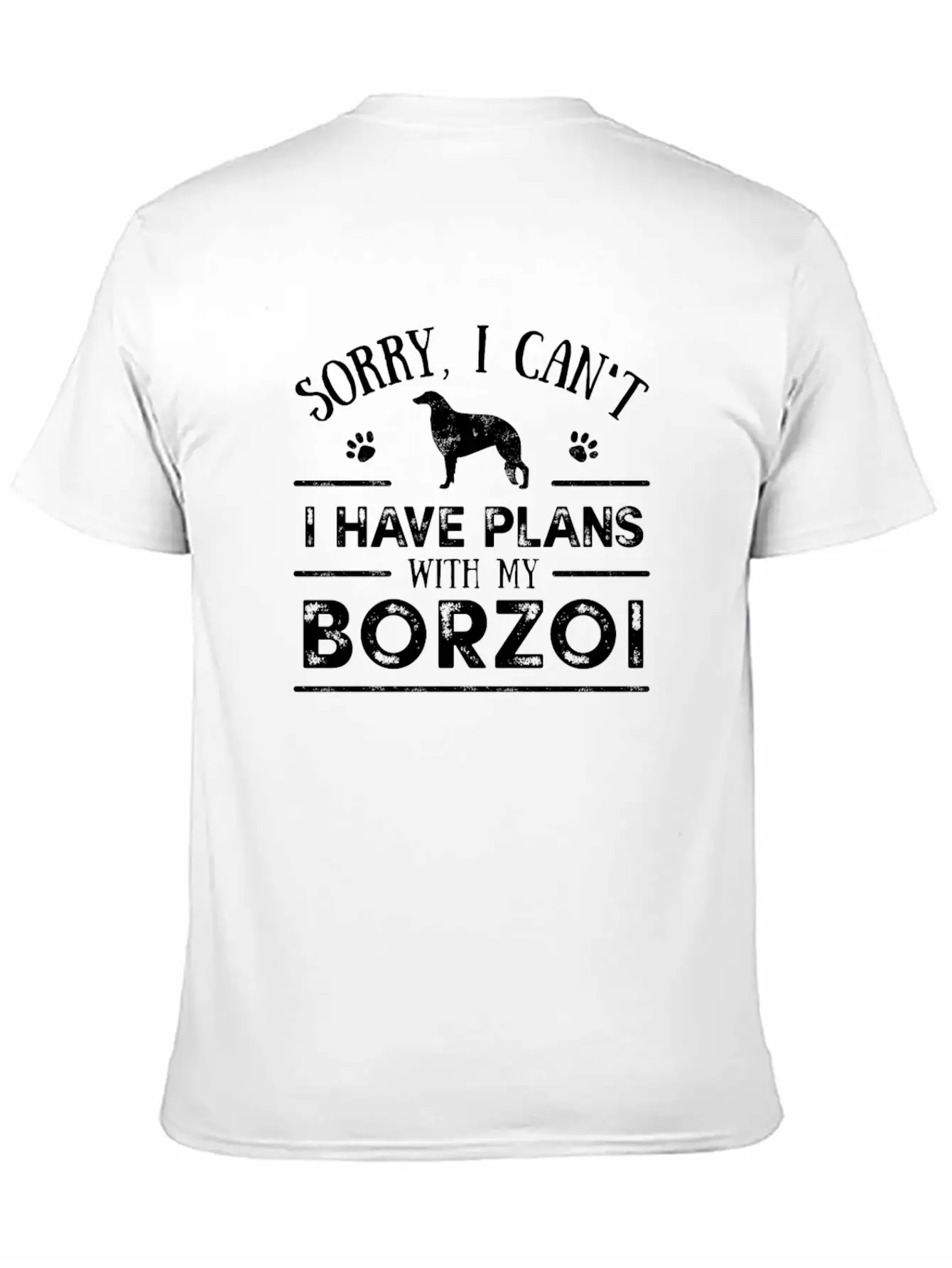 Borzoi Dog Owner Cool Dog Gift Idea Unisex Casual T-Shirt – Clean Design For Daily Comfort