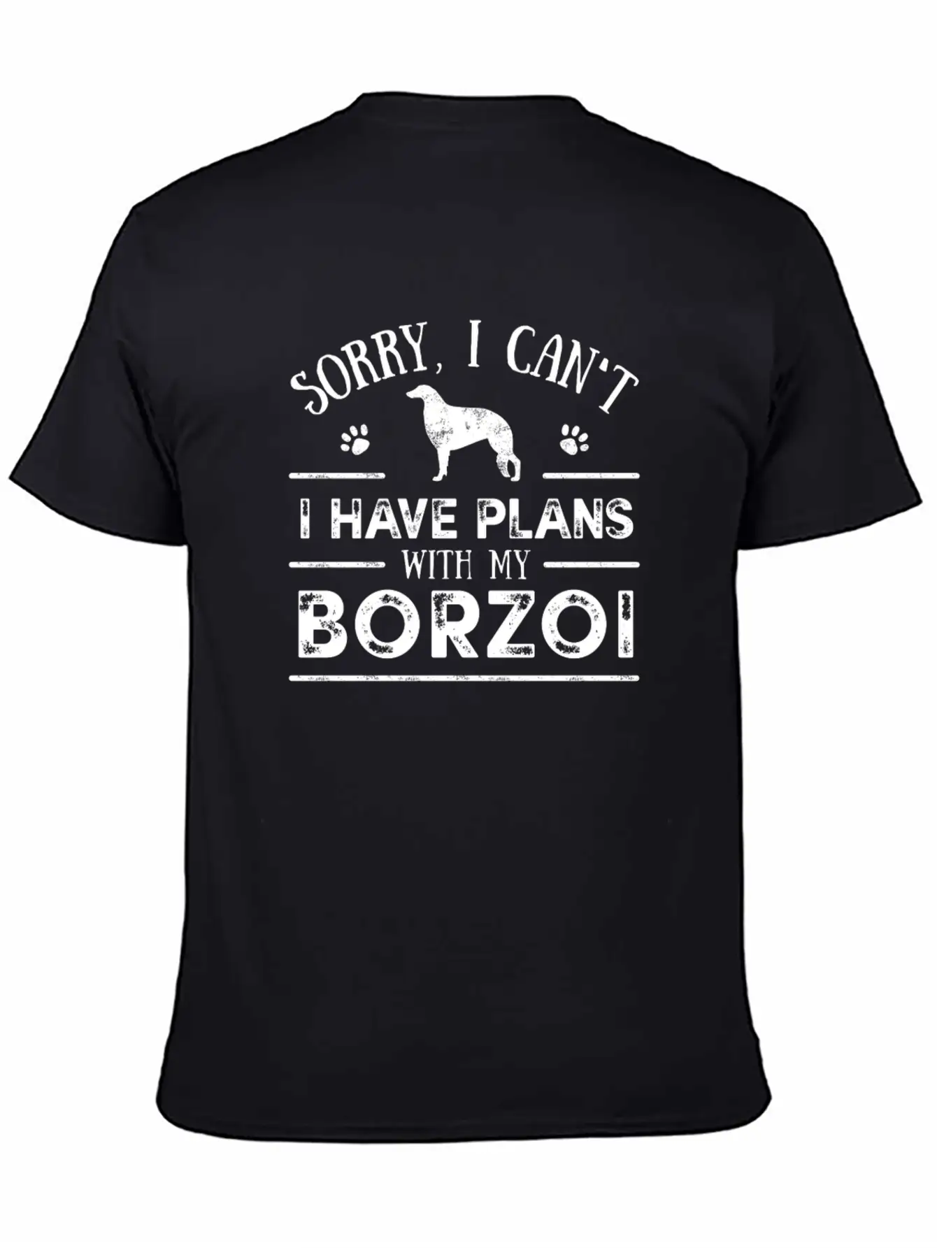 Borzoi Dog Owner Cool Dog Gift Idea Unisex Casual T-Shirt – Clean Design For Daily Comfort