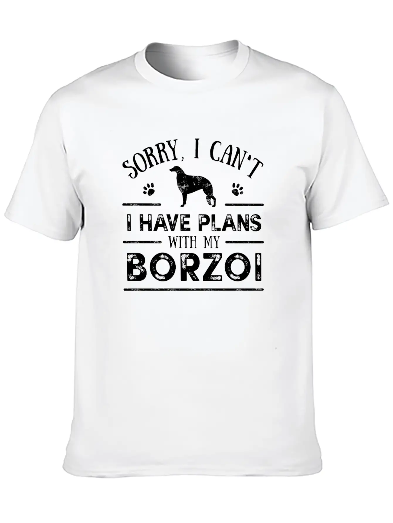Borzoi Dog Owner Cool Dog Gift Idea Unisex Casual T-Shirt – Clean Design For Daily Comfort
