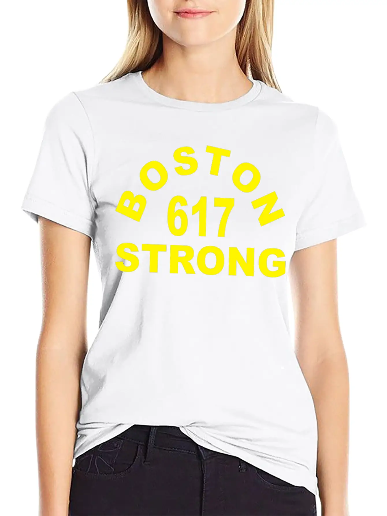Boston 617 Strong Unisex Short Sleeve Soft Cotton T-Shirt – Casual Everyday Wear