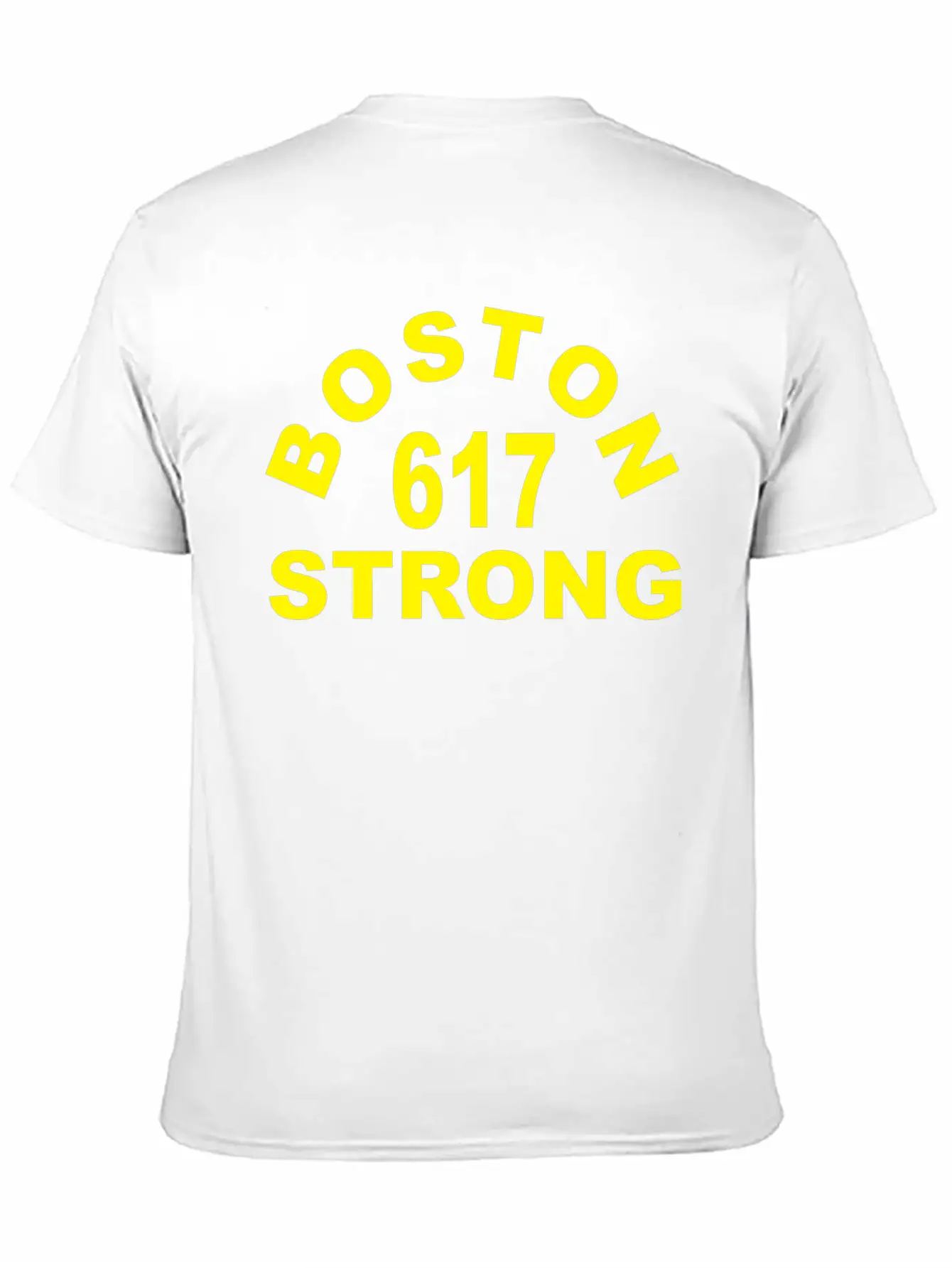 Boston 617 Strong Unisex Short Sleeve Soft Cotton T-Shirt – Casual Everyday Wear