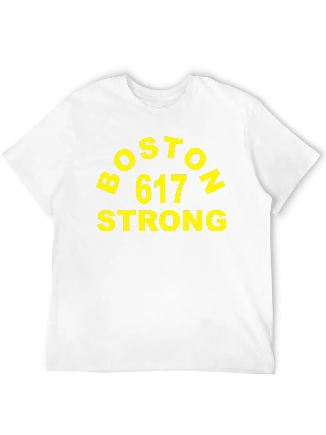 Boston 617 Strong Unisex Short Sleeve Soft Cotton T-Shirt – Casual Everyday Wear