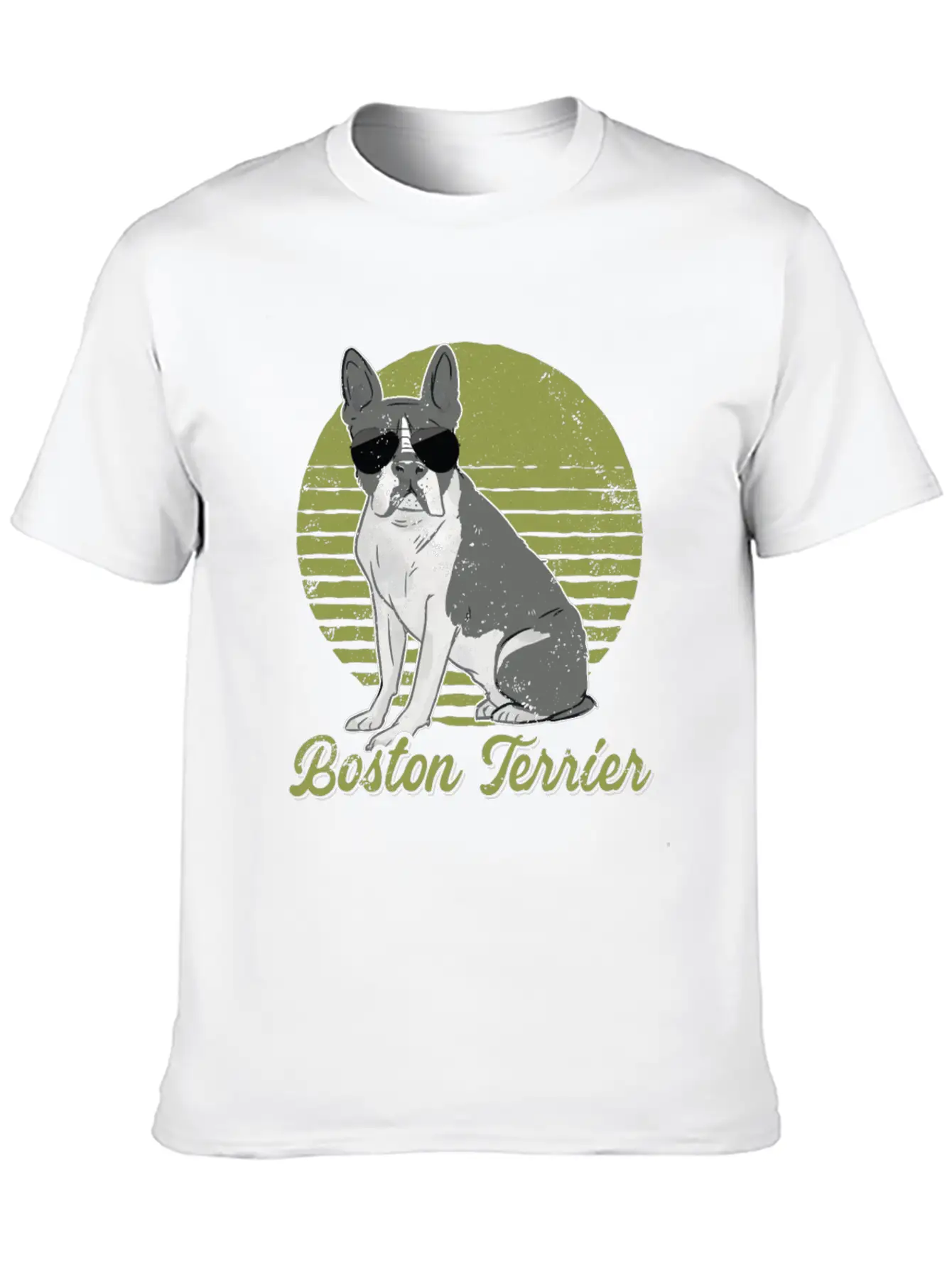 Boston Terrier Dogs | Dog Owner Boston Terriers Stylish Everyday T-Shirt – Unisex Basic Cotton Tee