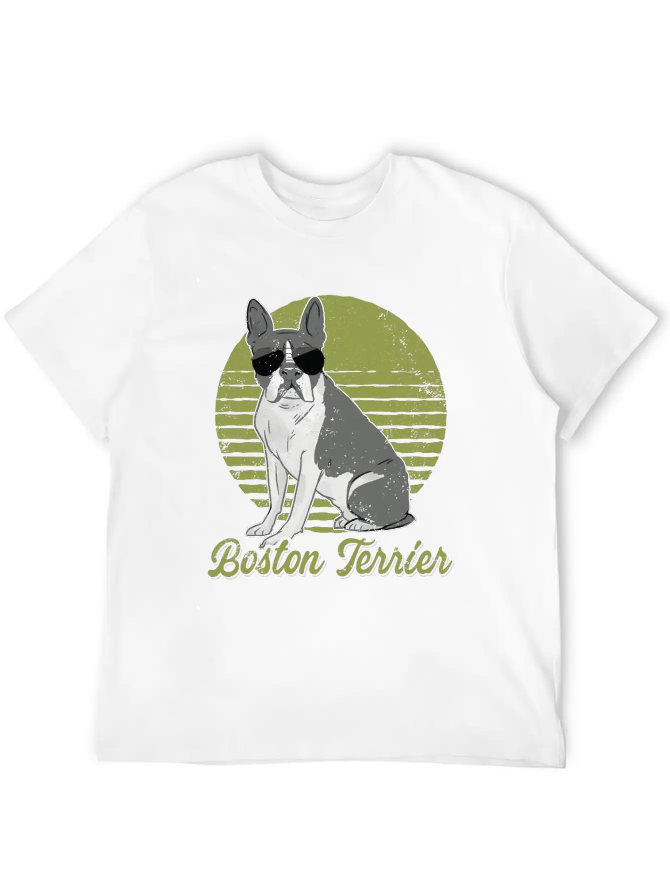 Boston Terrier Dogs | Dog Owner Boston Terriers Stylish Everyday T-Shirt – Unisex Basic Cotton Tee
