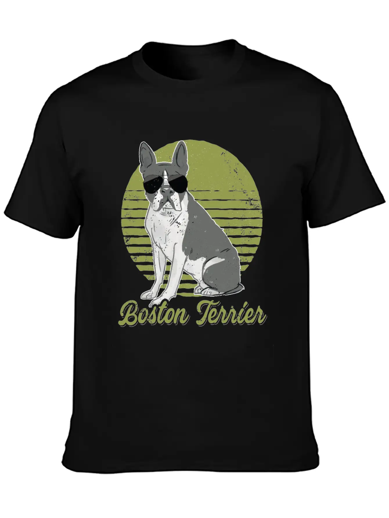 Boston Terrier Dogs | Dog Owner Boston Terriers Stylish Everyday T-Shirt – Unisex Basic Cotton Tee