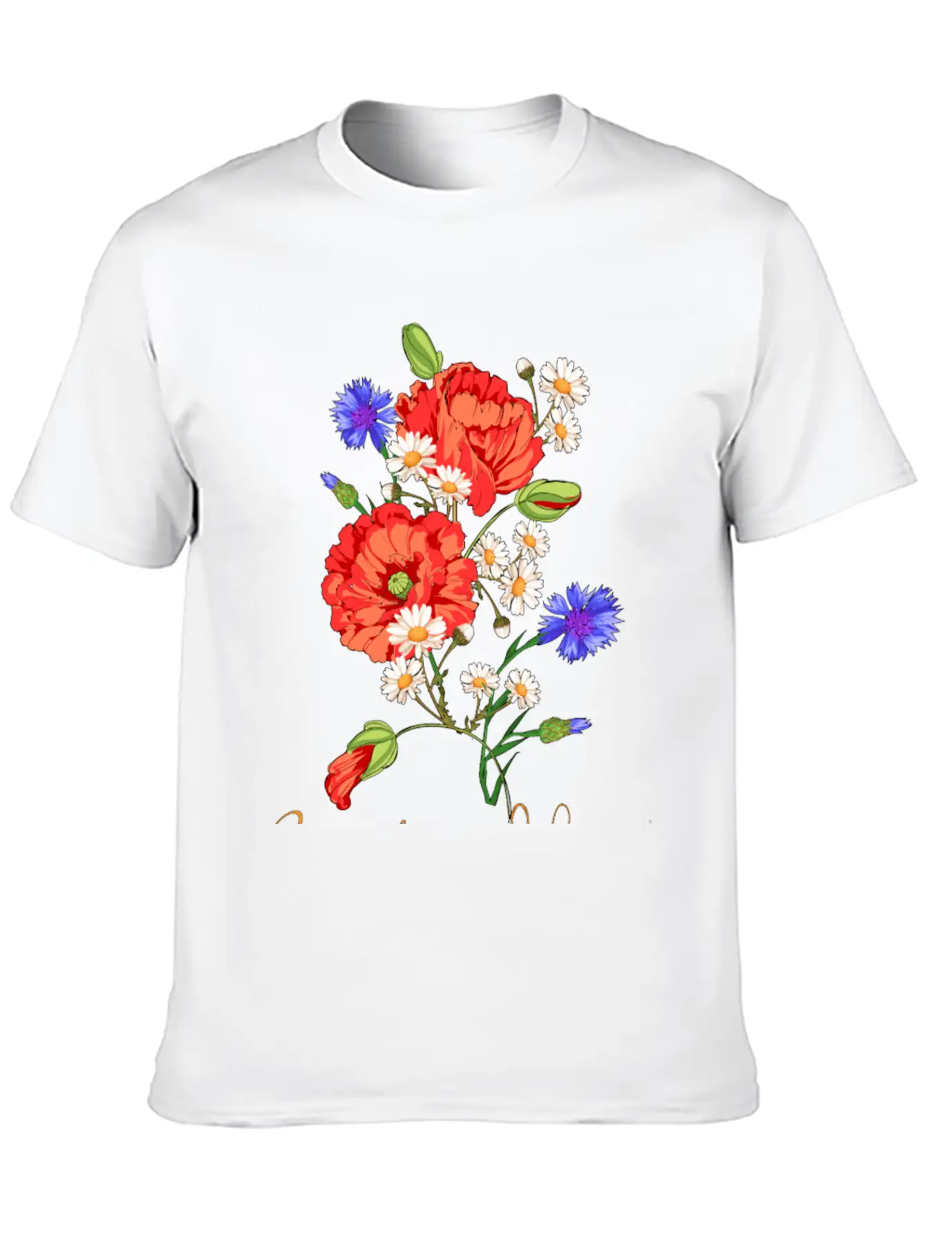 Bouquet Of Wildflowers Stylish Everyday T-Shirt – Unisex Basic Cotton Tee