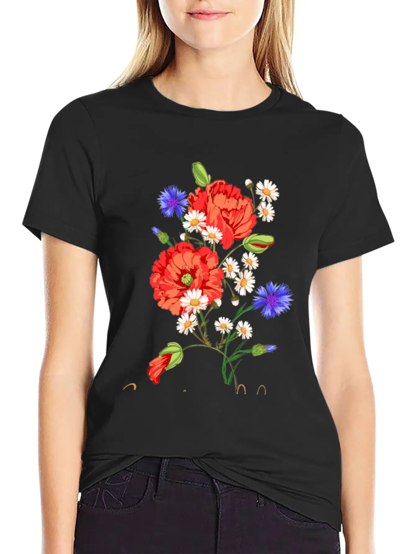 Bouquet Of Wildflowers Stylish Everyday T-Shirt – Unisex Basic Cotton Tee
