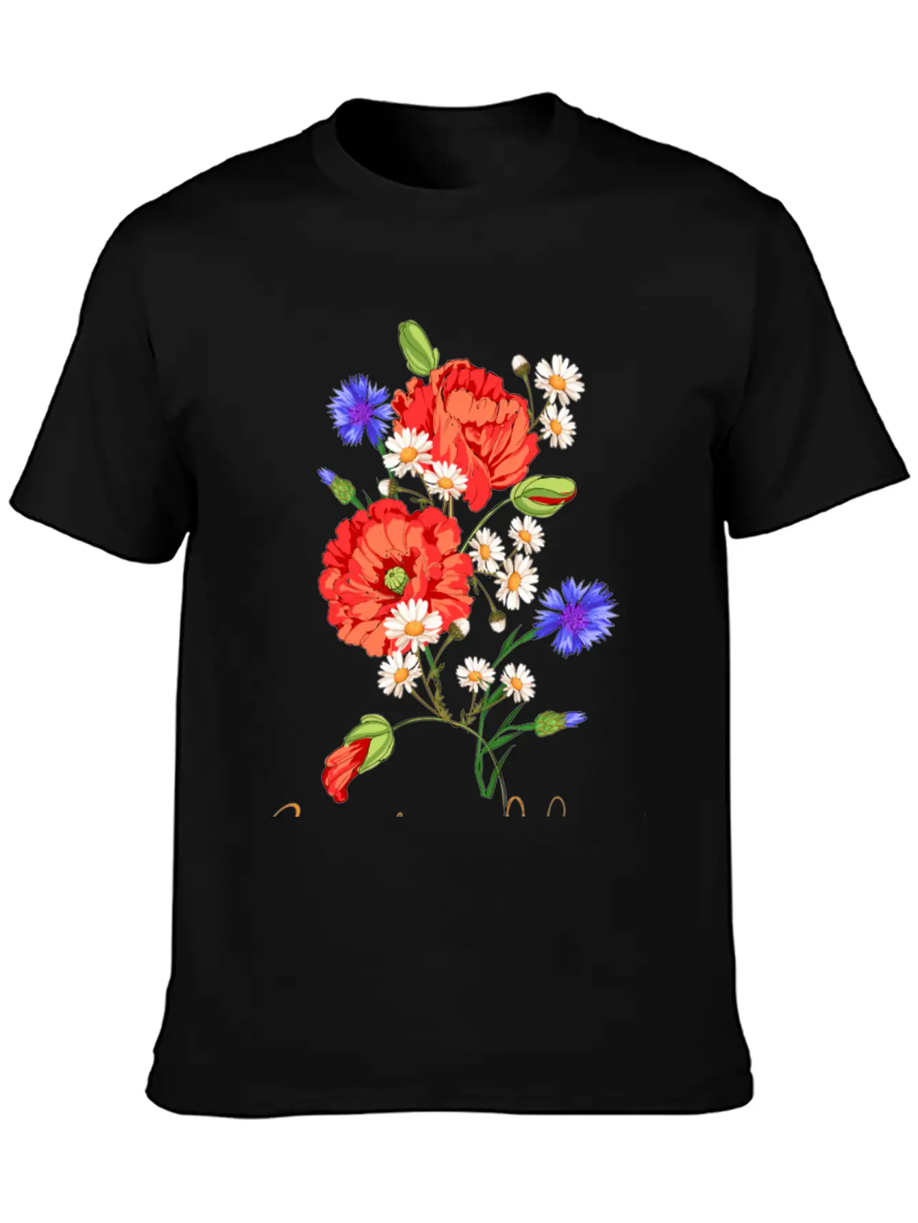Bouquet Of Wildflowers Stylish Everyday T-Shirt – Unisex Basic Cotton Tee