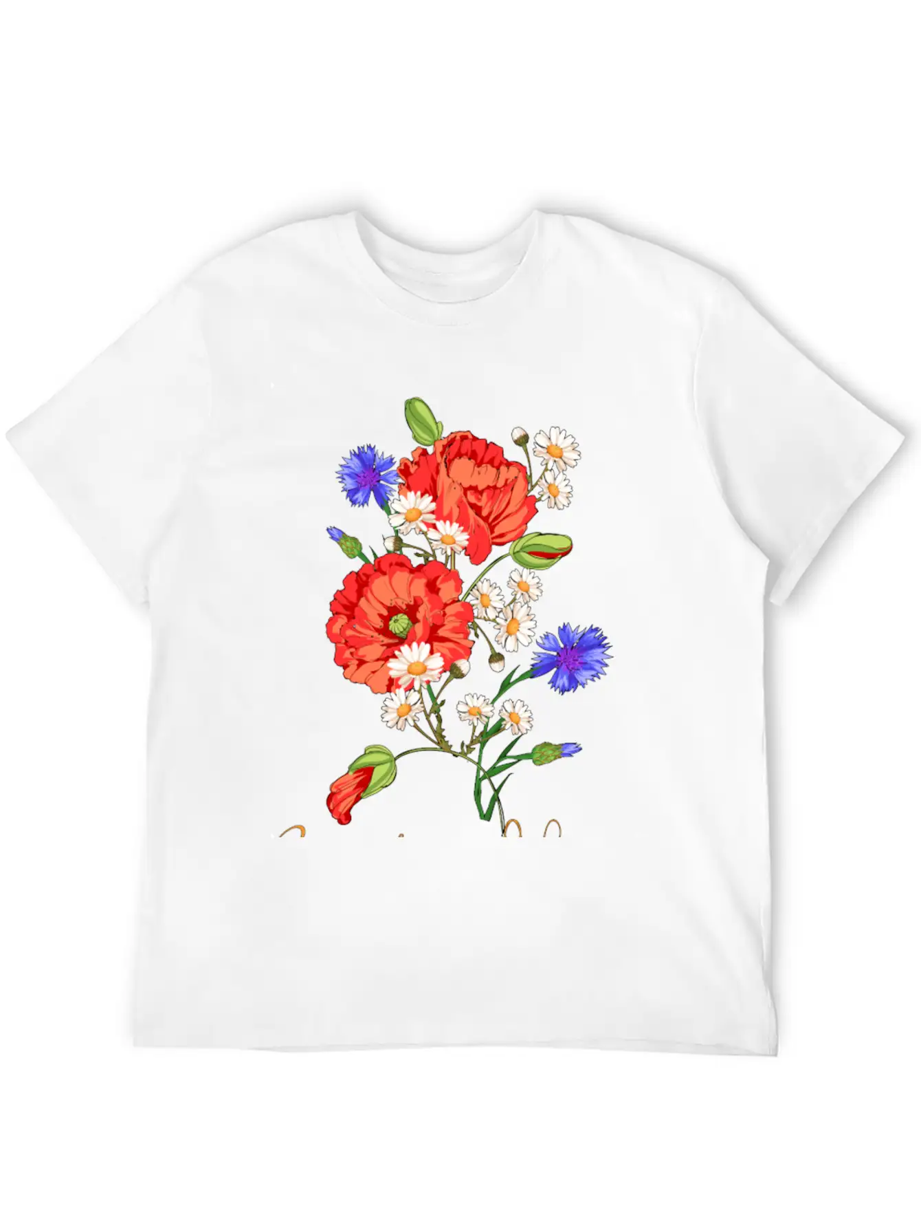 Bouquet Of Wildflowers Stylish Everyday T-Shirt – Unisex Basic Cotton Tee