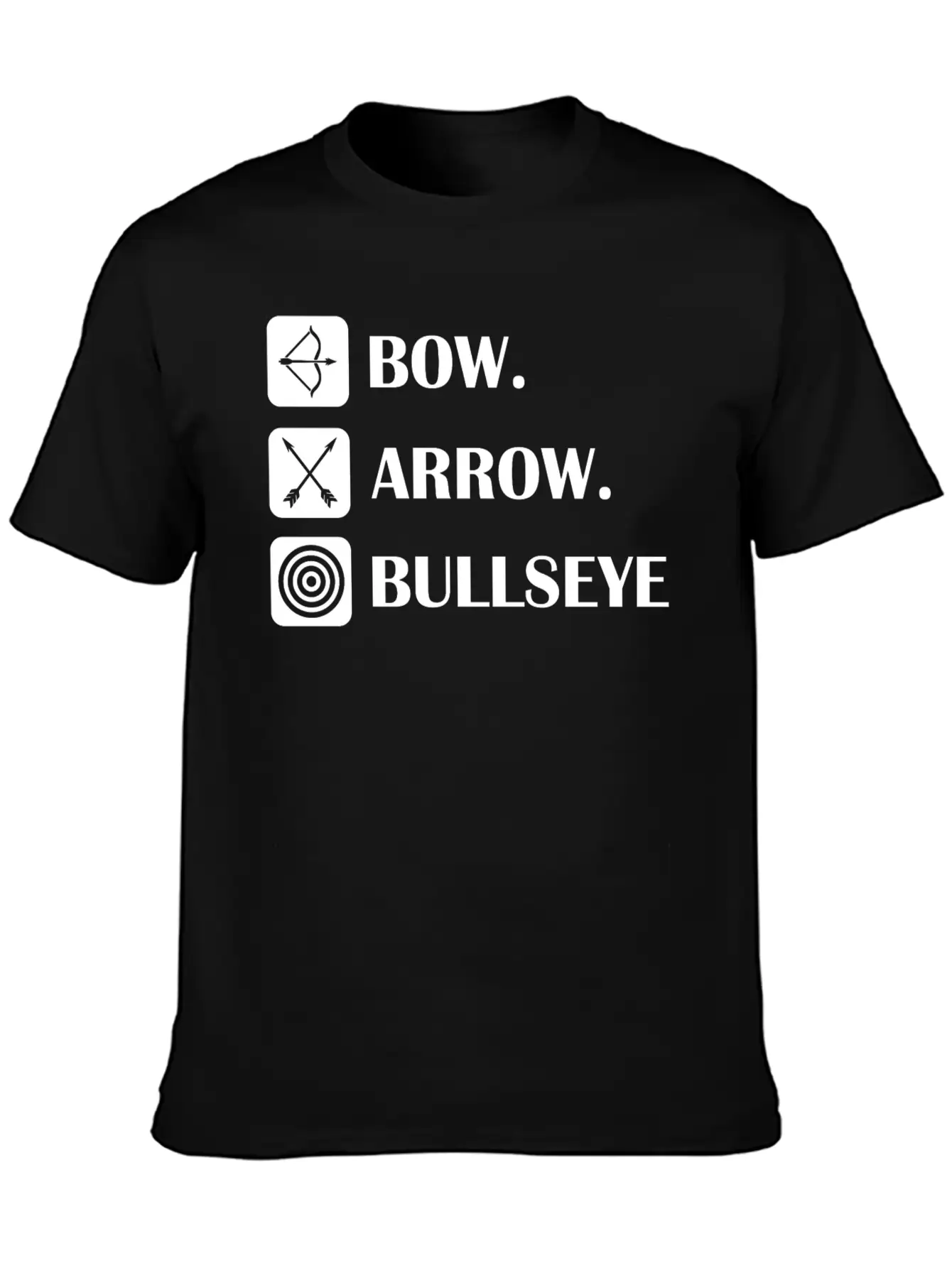 Bow And Arrow Archer Target Bowhunting Sports Gift Timeless Short Sleeve Tee – Comfy And Minimalist Design