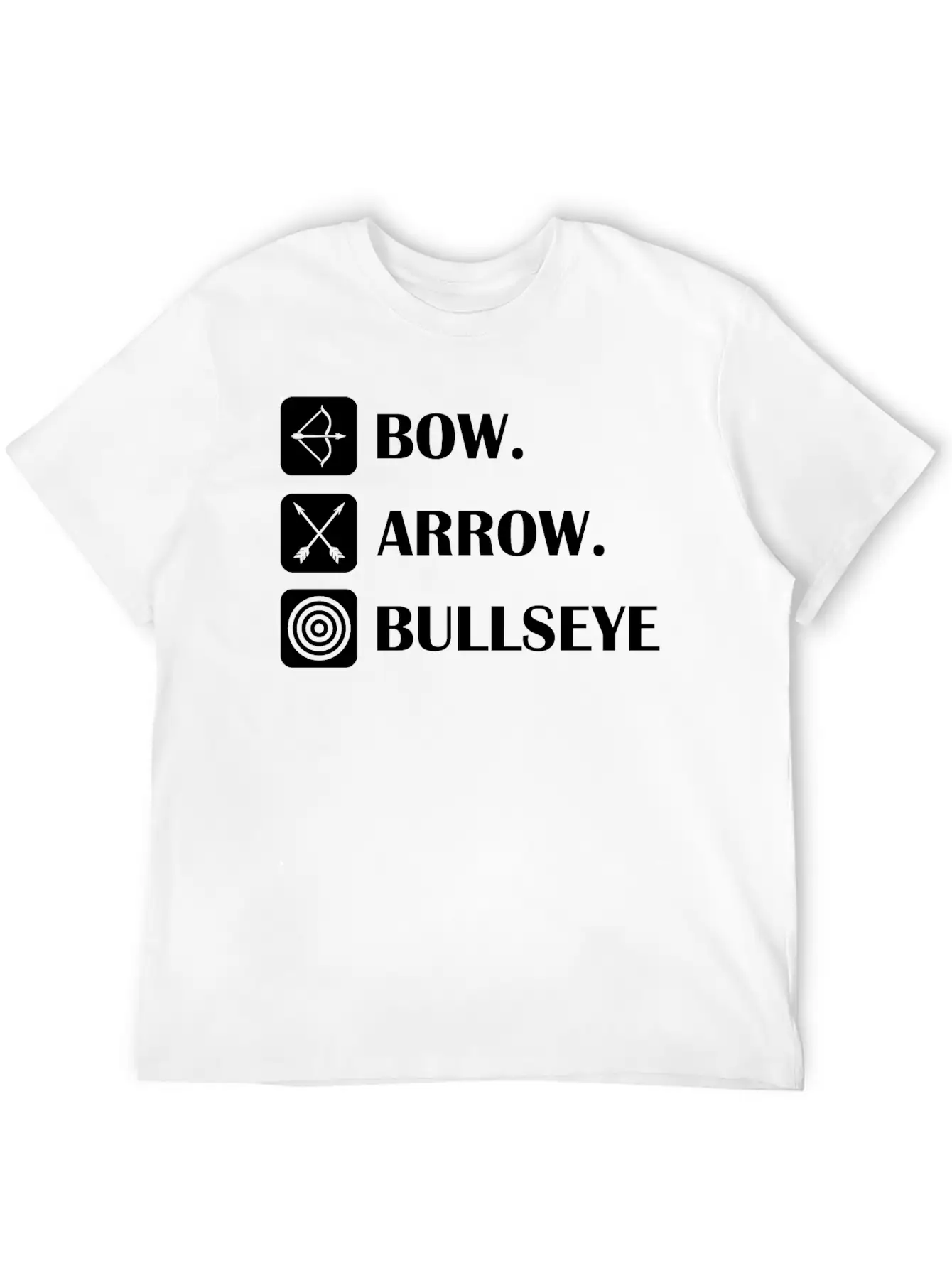 Bow And Arrow Archer Target Bowhunting Sports Gift Timeless Short Sleeve Tee – Comfy And Minimalist Design