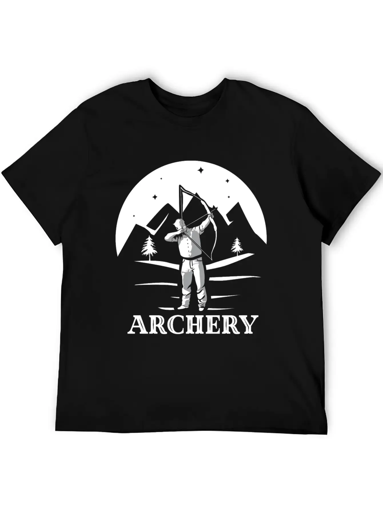 Bow Archery Longbow Gift Stylish Everyday T-Shirt – Unisex Basic Cotton Tee