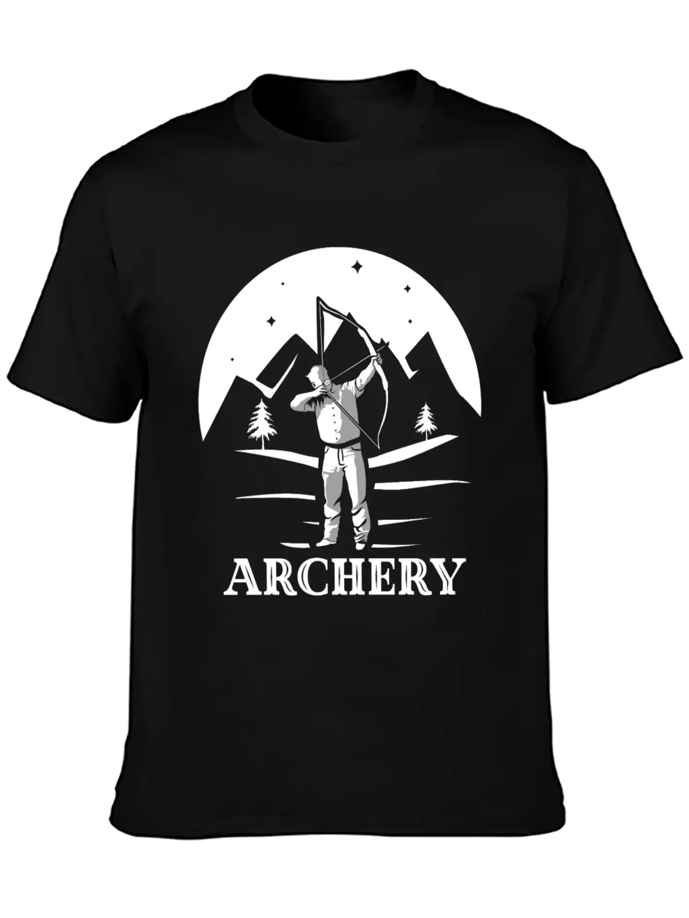 Bow Archery Longbow Gift Stylish Everyday T-Shirt – Unisex Basic Cotton Tee