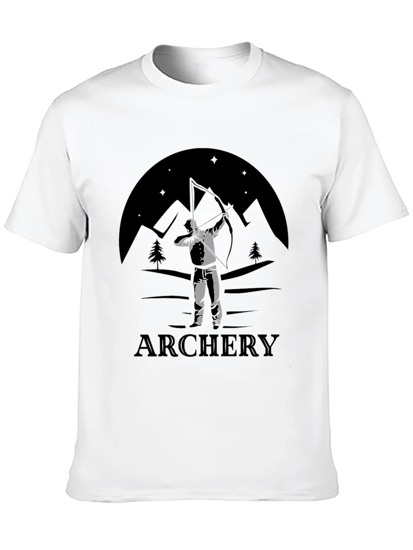 Bow Archery Longbow Gift Stylish Everyday T-Shirt – Unisex Basic Cotton Tee