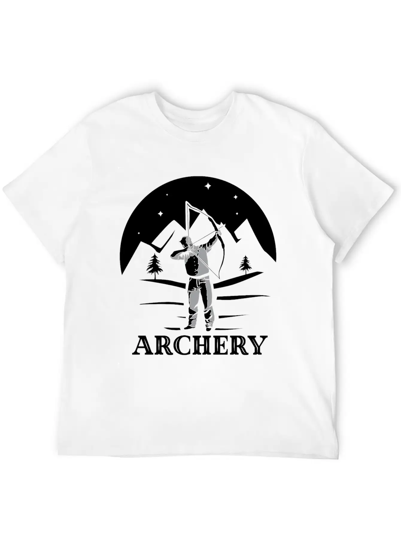 Bow Archery Longbow Gift Stylish Everyday T-Shirt – Unisex Basic Cotton Tee