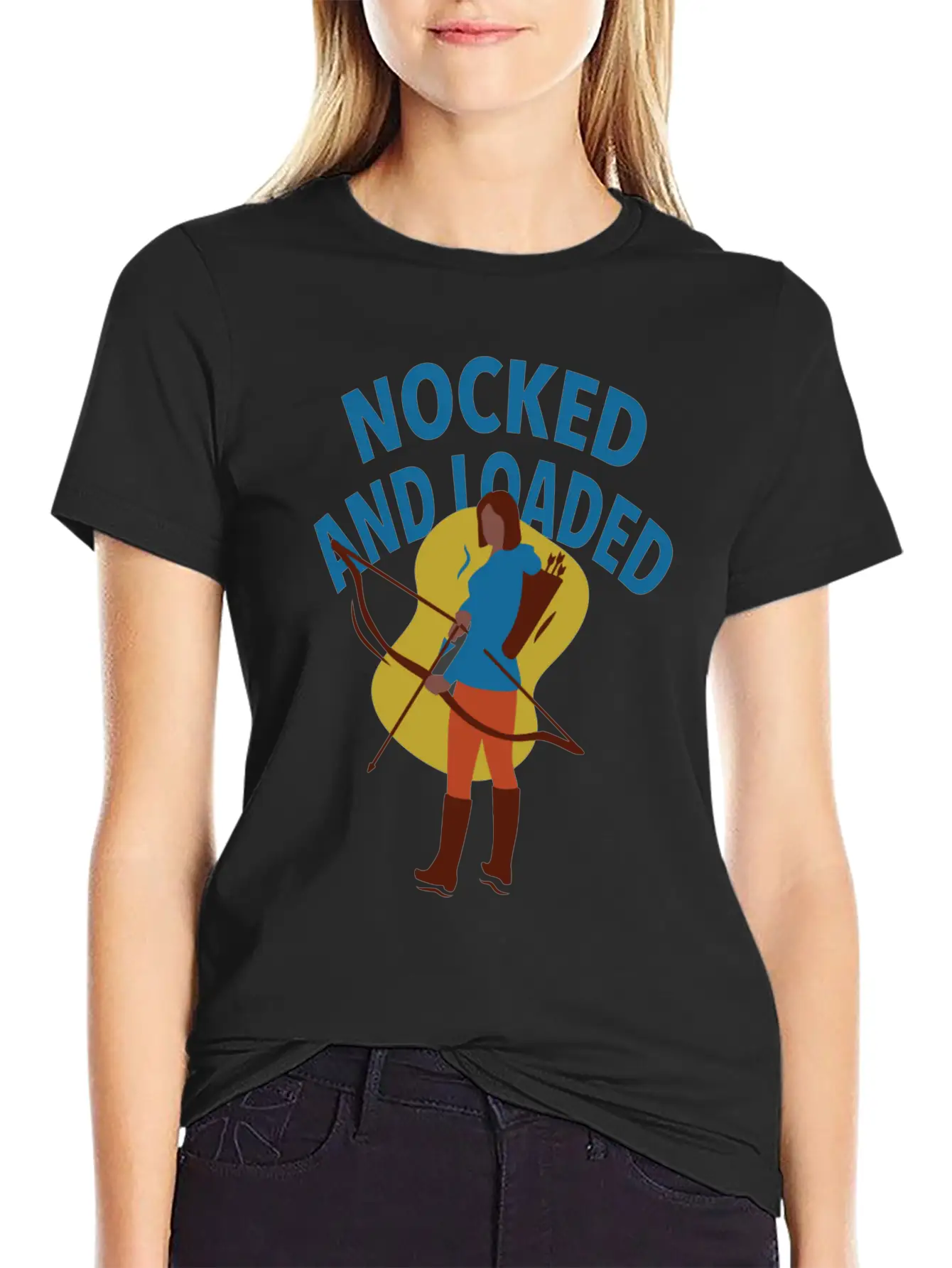 Bow Hunting Arrow And Archery Quote Design Archery Timeless Short Sleeve Tee – Comfy And Minimalist Design