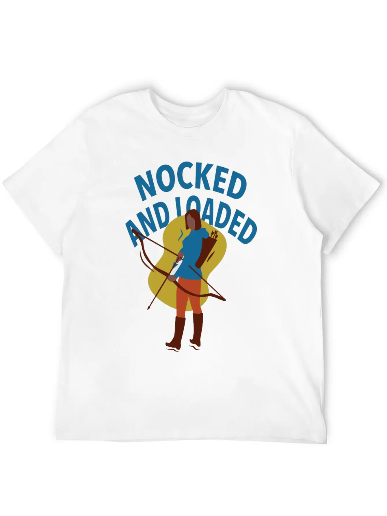 Bow Hunting Arrow And Archery Quote Design Archery Timeless Short Sleeve Tee – Comfy And Minimalist Design
