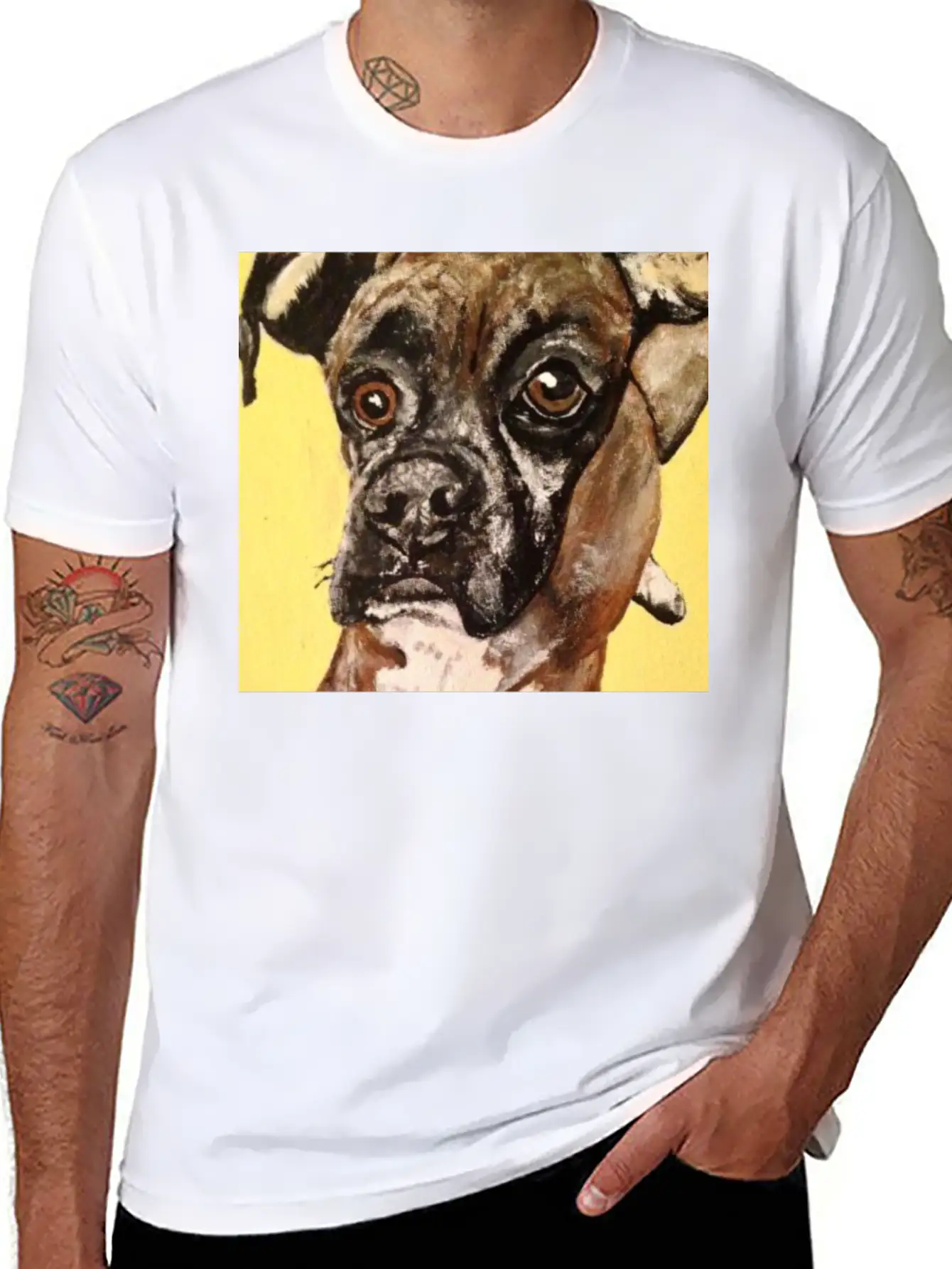 Boxer Stylish Everyday T-Shirt – Unisex Basic Cotton Tee