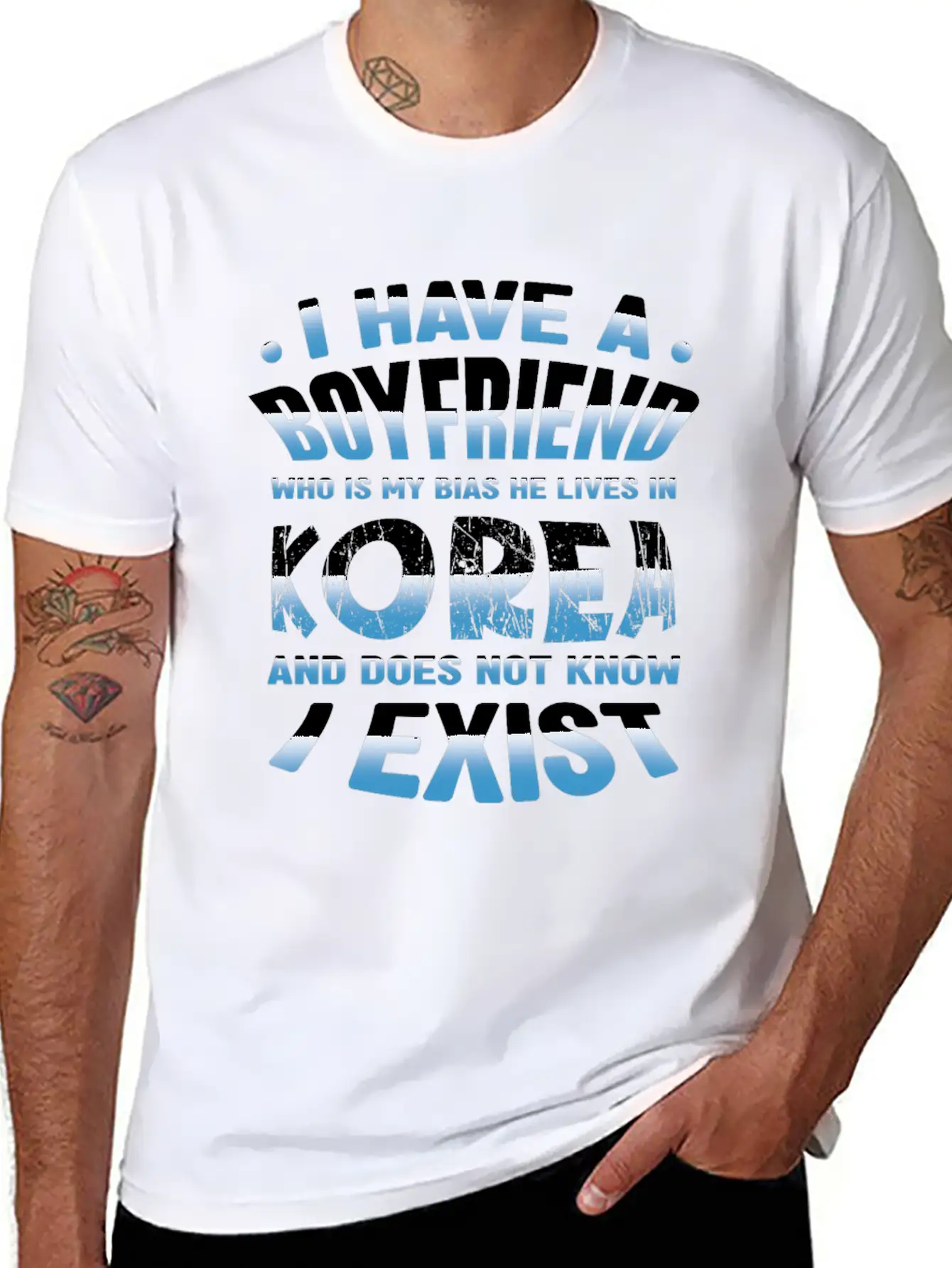 Boyfriend In Korea K-Pop Unisex Casual T-Shirt – Clean Design For Daily Comfort