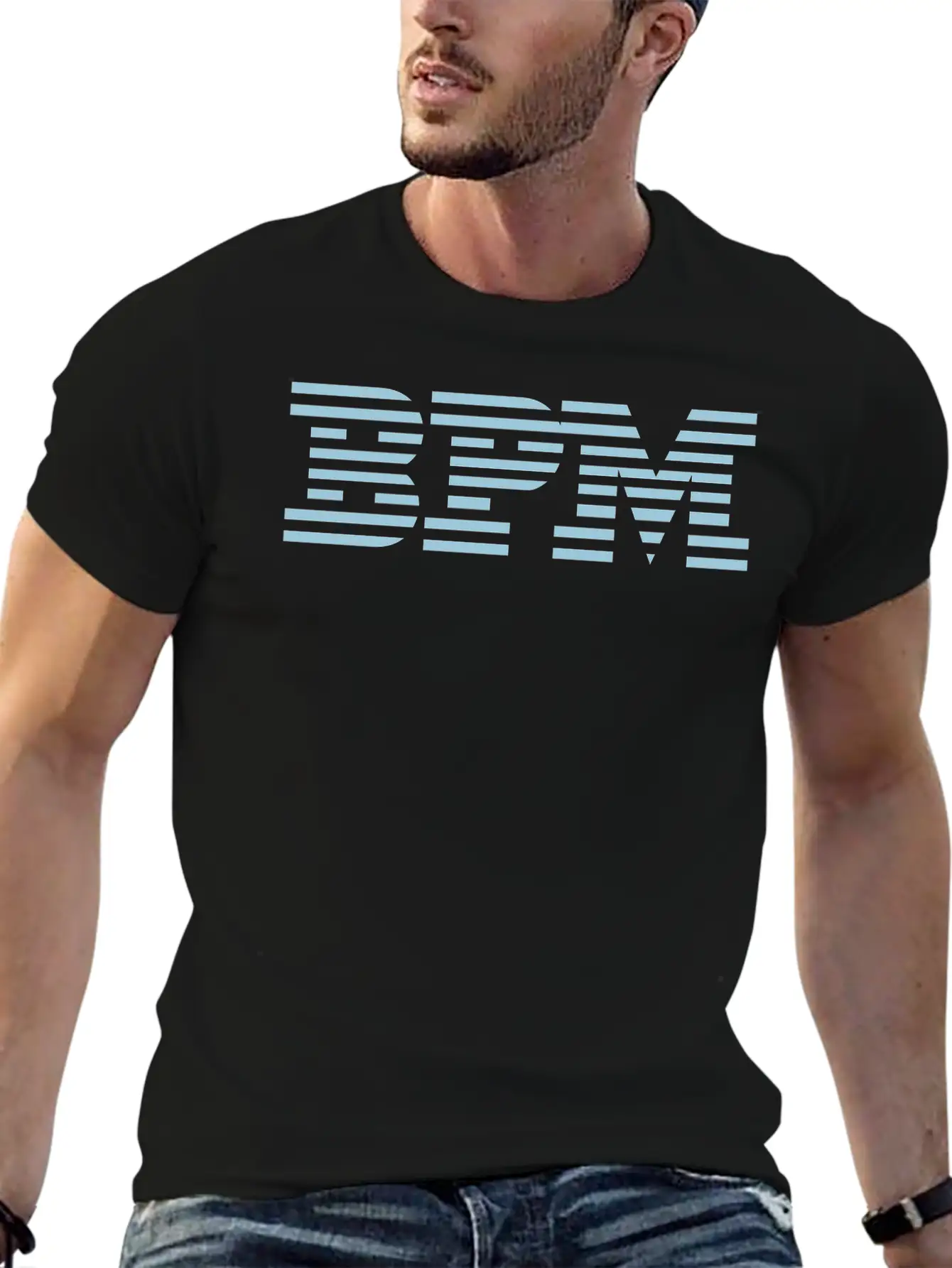 BPM Basic Graphic T-Shirt – Daily Comfort In Soft Cotton