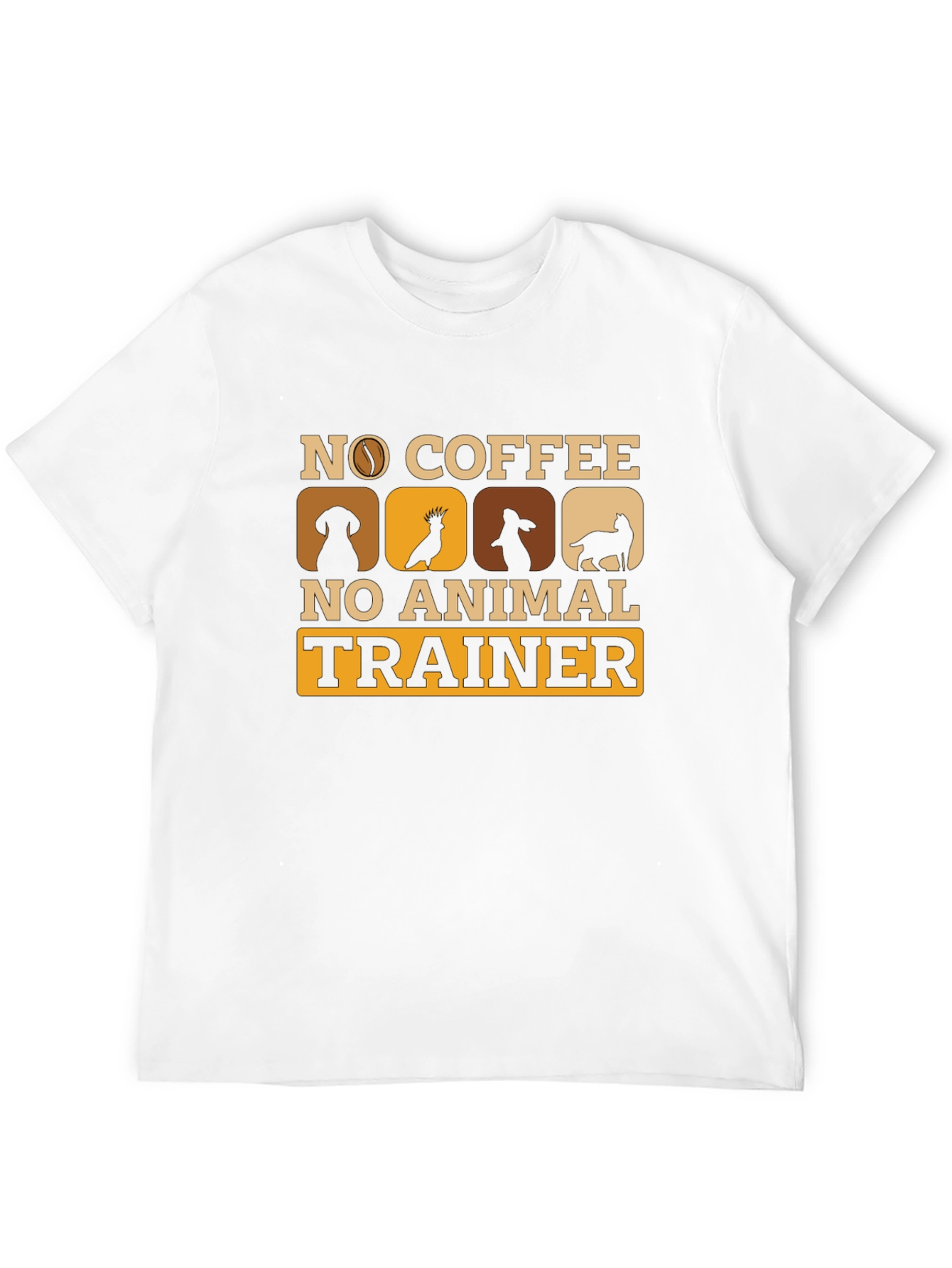 No Coffee No Animal Trainer T-Shirt