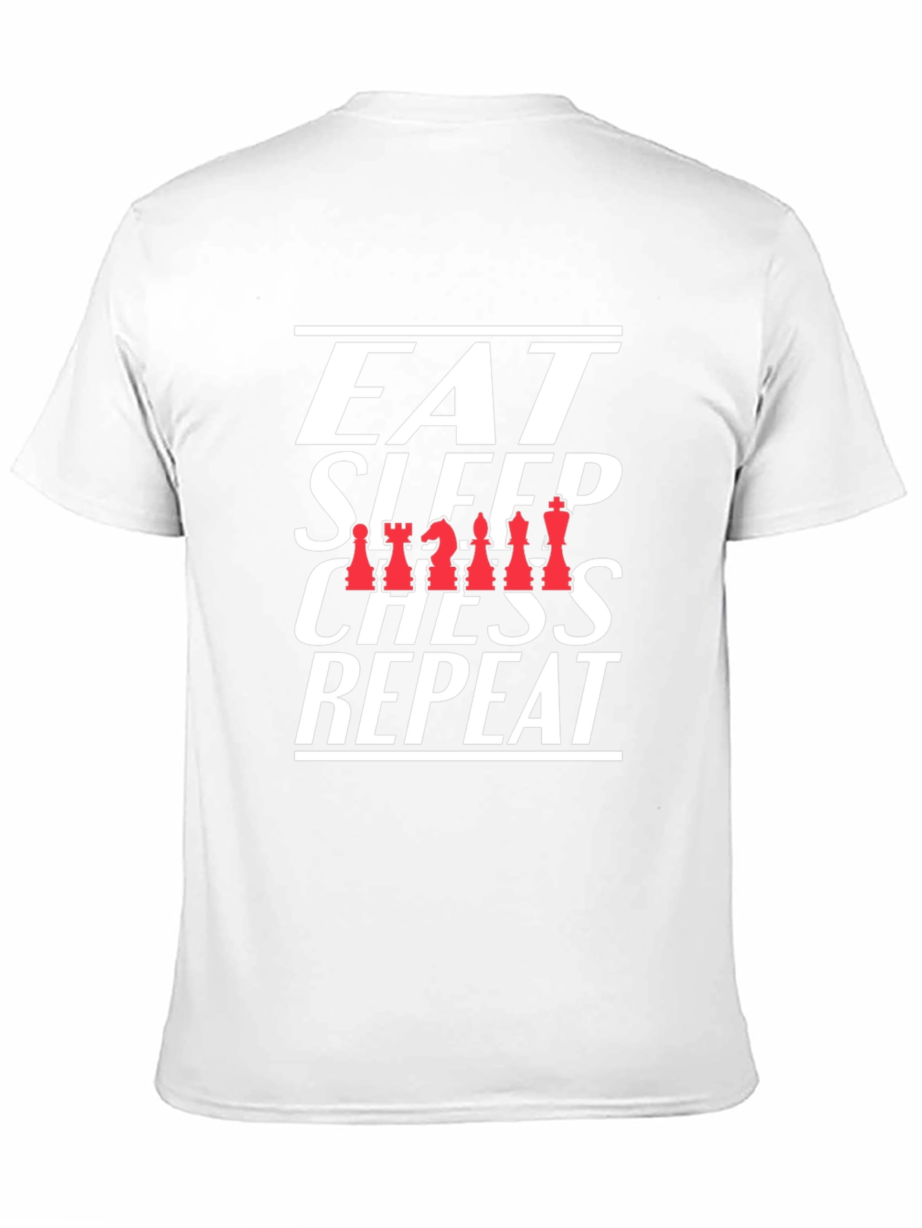 Eat Sleep Chess Repeat Black T-Shirt