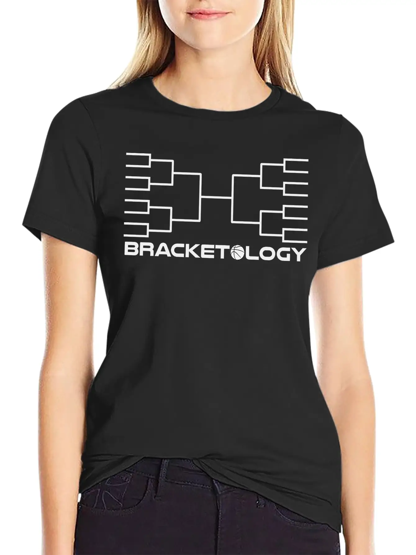 Bracketology Basketball Timeless Short Sleeve Tee – Comfy And Minimalist Design