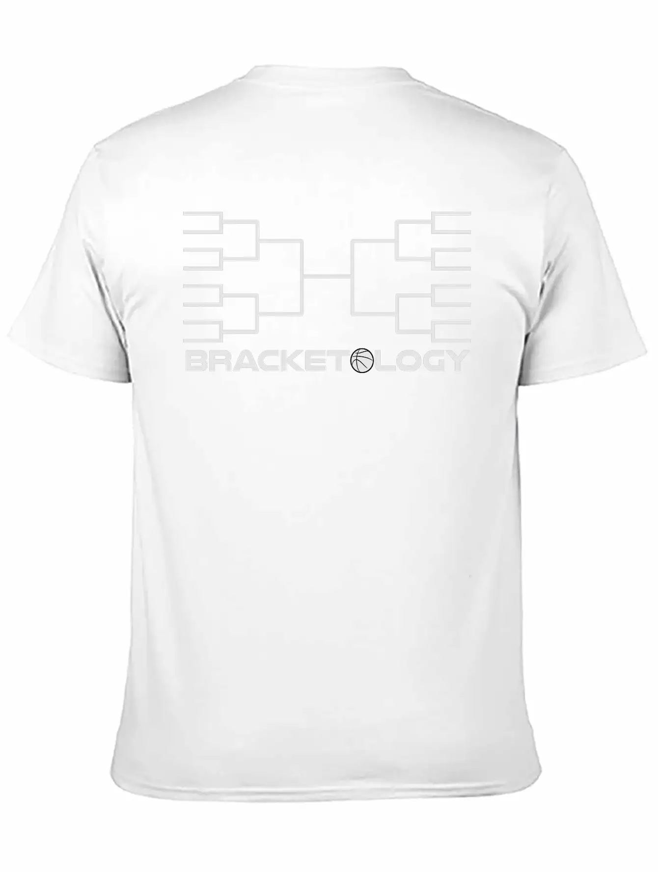 Bracketology Basketball Timeless Short Sleeve Tee – Comfy And Minimalist Design