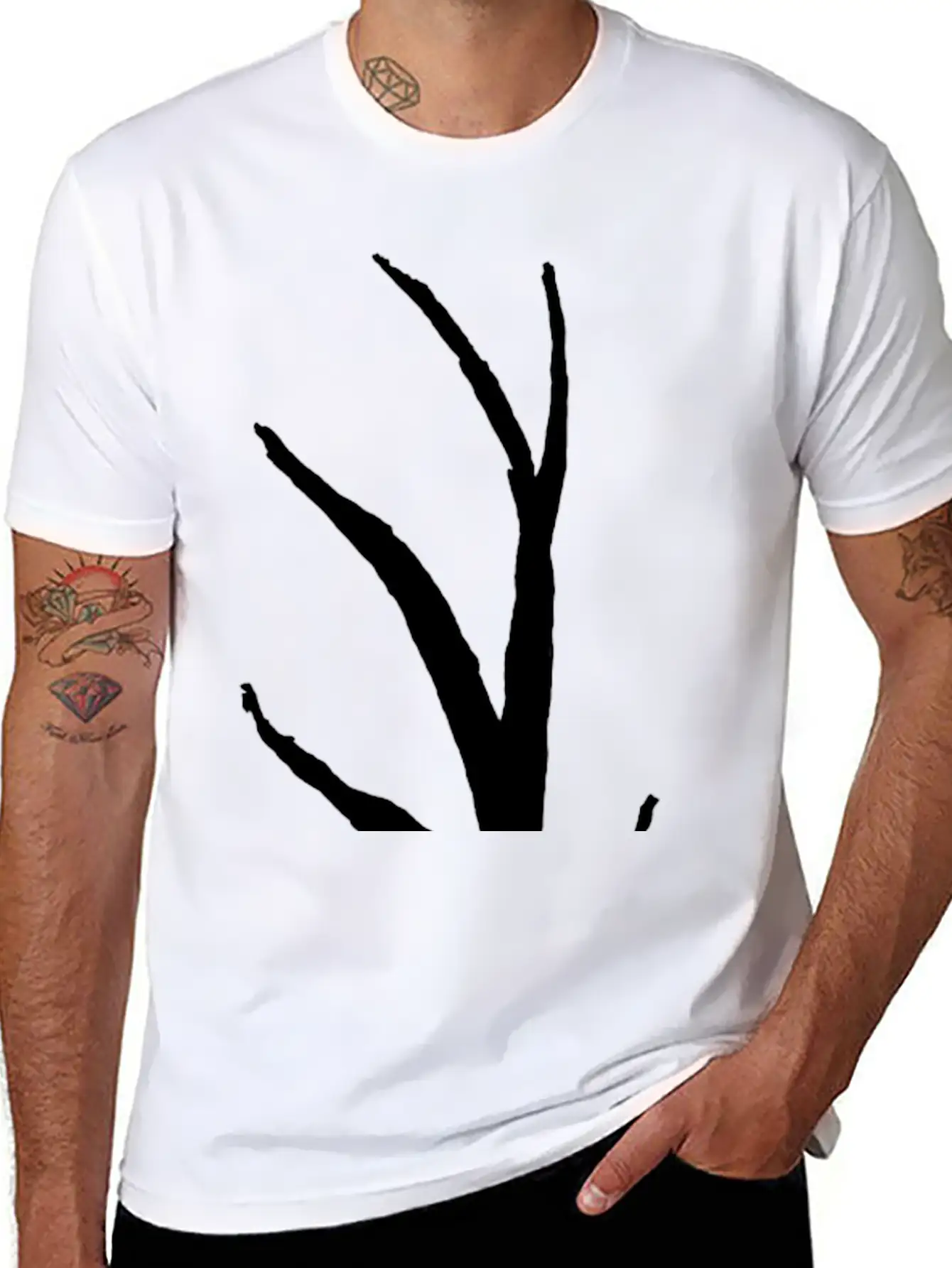 Branch X-I Basic Graphic T-Shirt – Daily Comfort In Soft Cotton