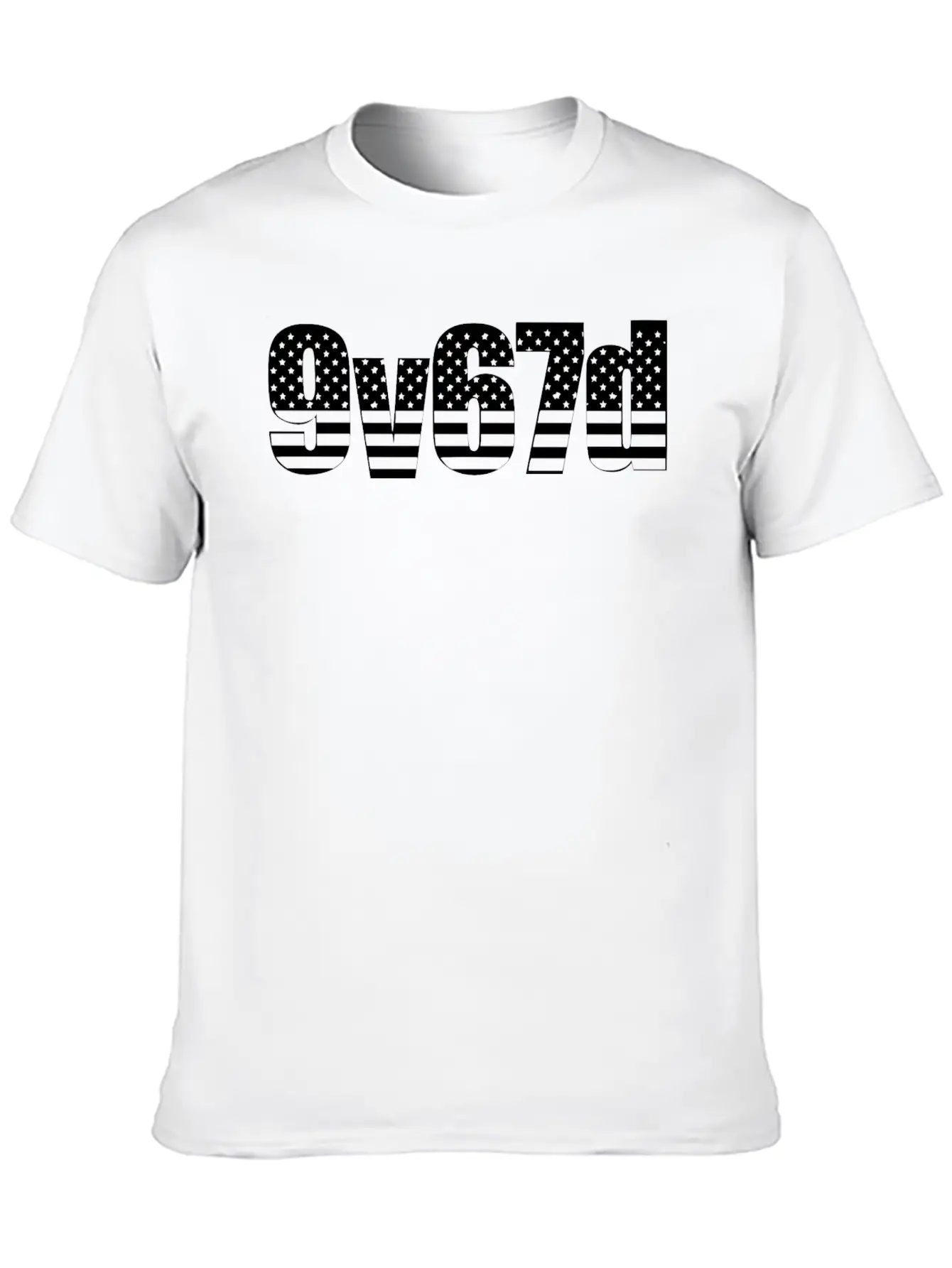 Brave - American Flag - PrimeMeTee Comfortable Minimalist Graphic Tee – Summer Style Essential