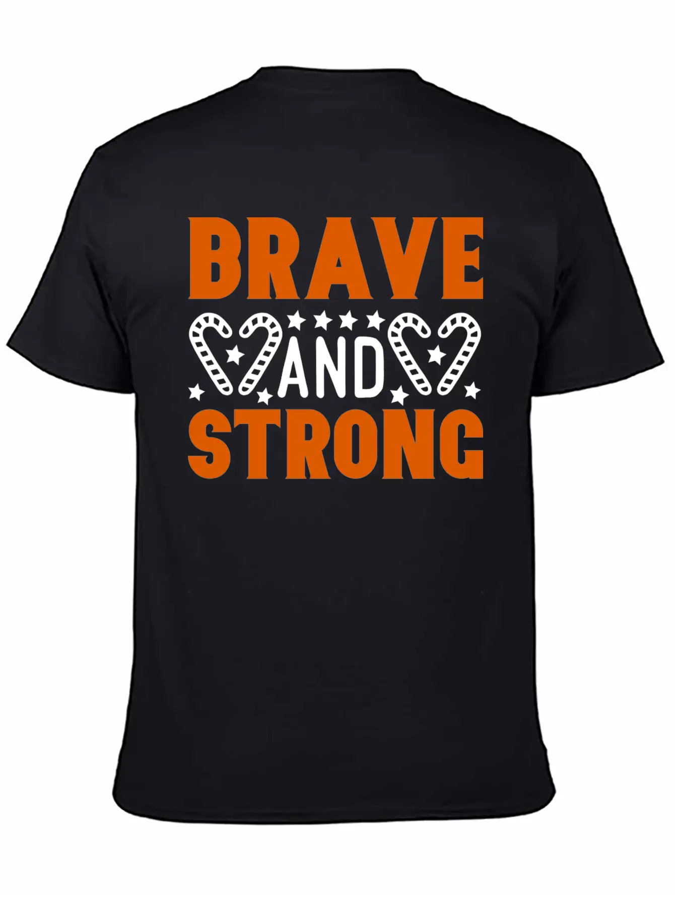 Brave And Strong Comfortable Minimalist Graphic Tee – Summer Style Essential
