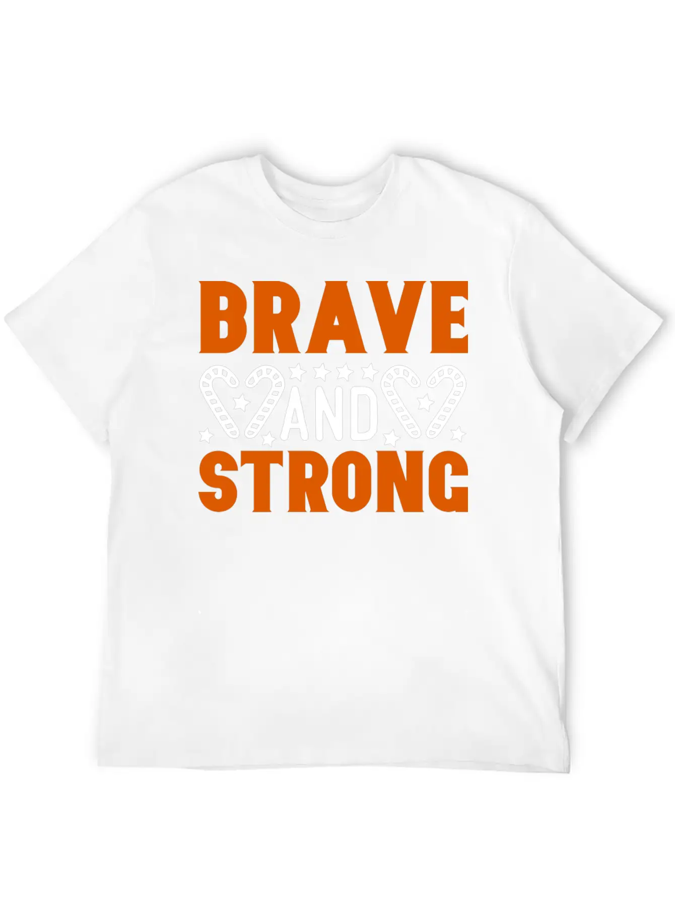 Brave And Strong Comfortable Minimalist Graphic Tee – Summer Style Essential