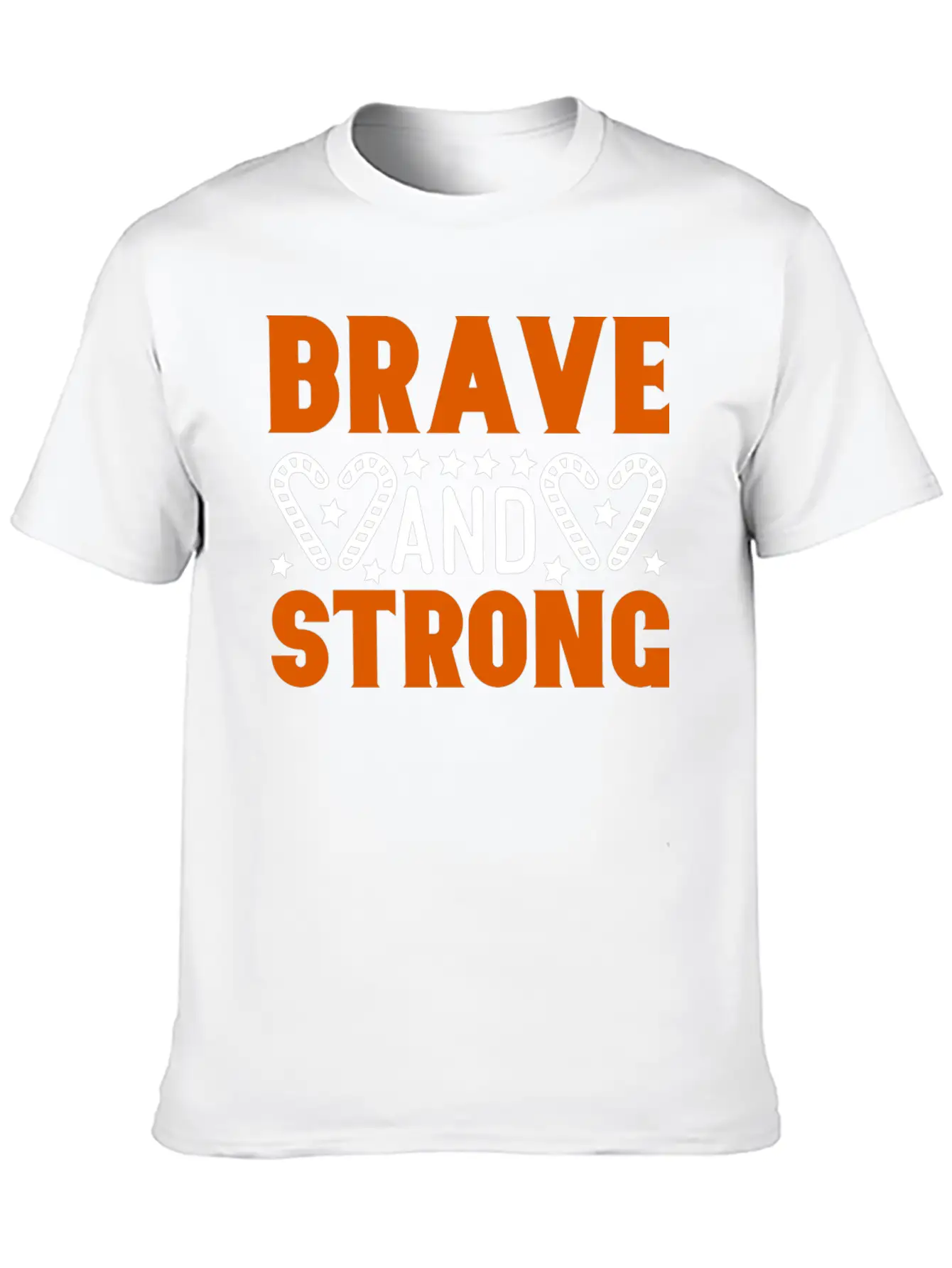 Brave And Strong Comfortable Minimalist Graphic Tee – Summer Style Essential