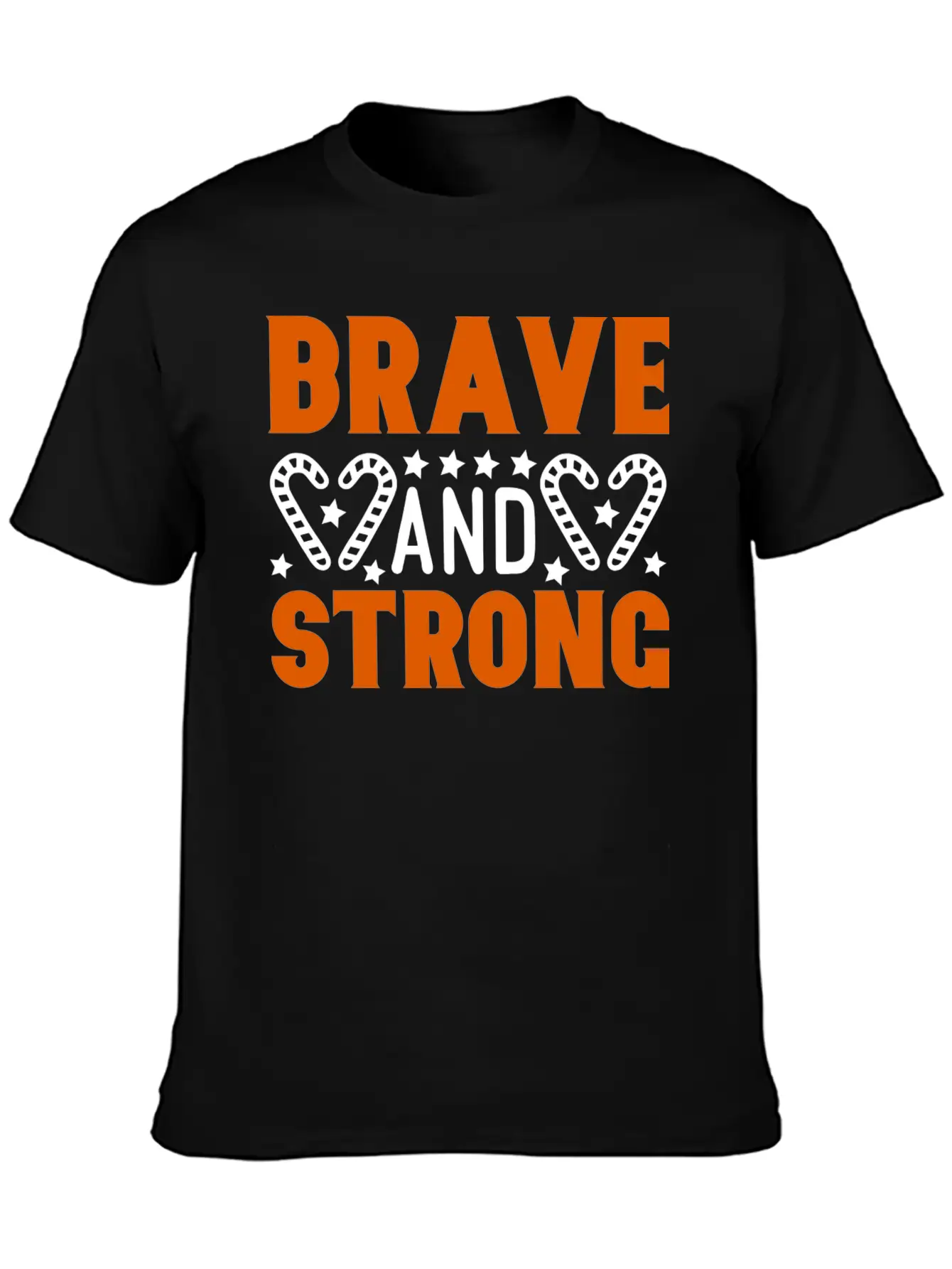 Brave And Strong Comfortable Minimalist Graphic Tee – Summer Style Essential