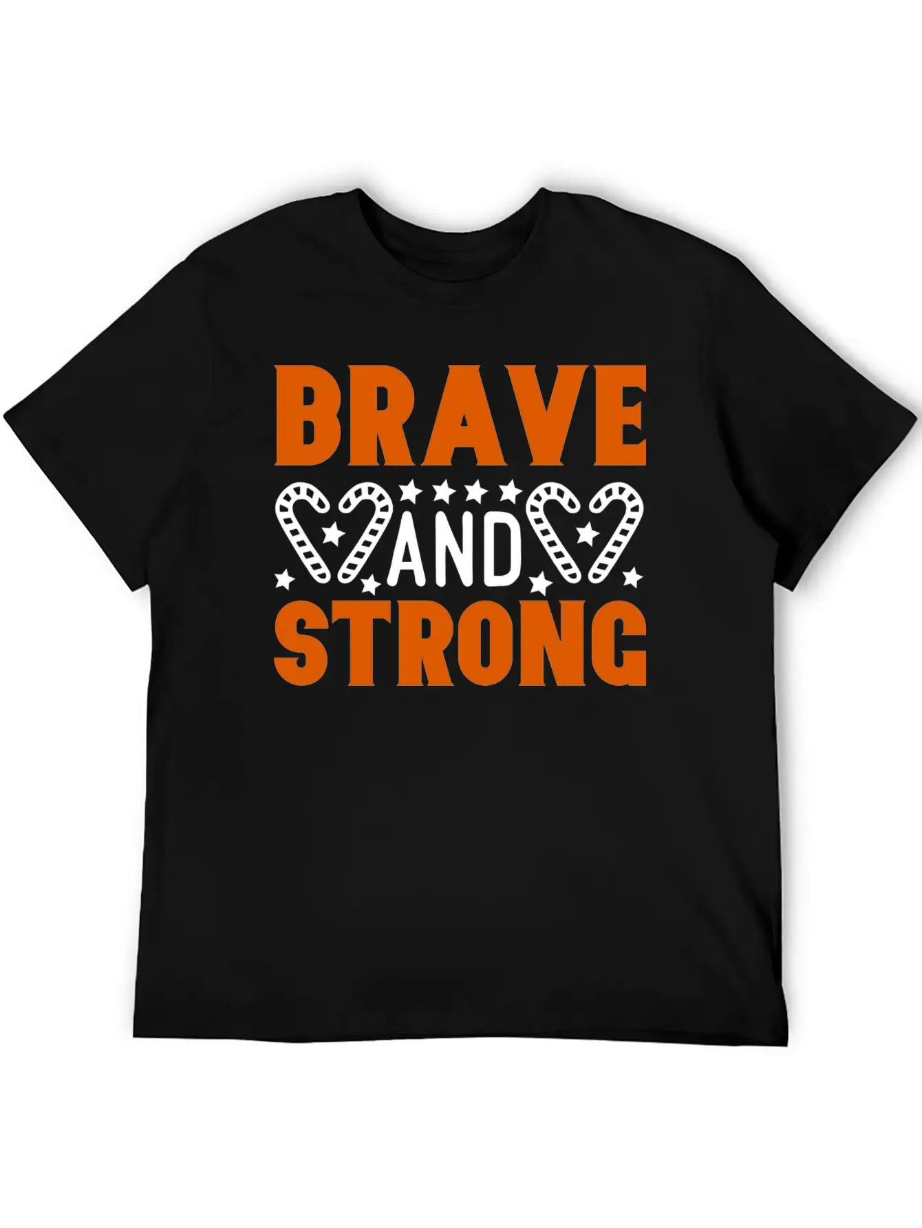 Brave And Strong Comfortable Minimalist Graphic Tee – Summer Style Essential