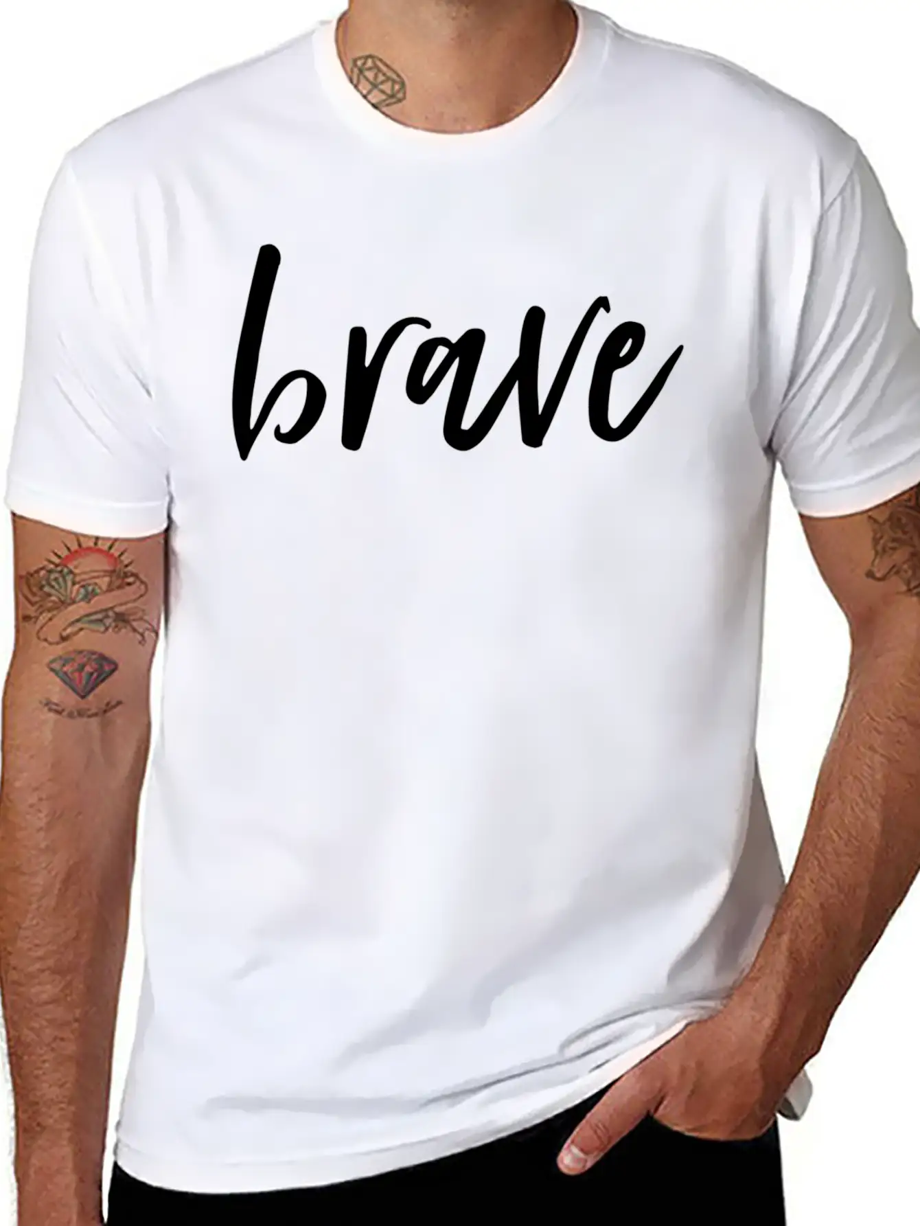 Brave You Are Brave Bold With Christ In You Unisex Casual T-Shirt – Clean Design For Daily Comfort