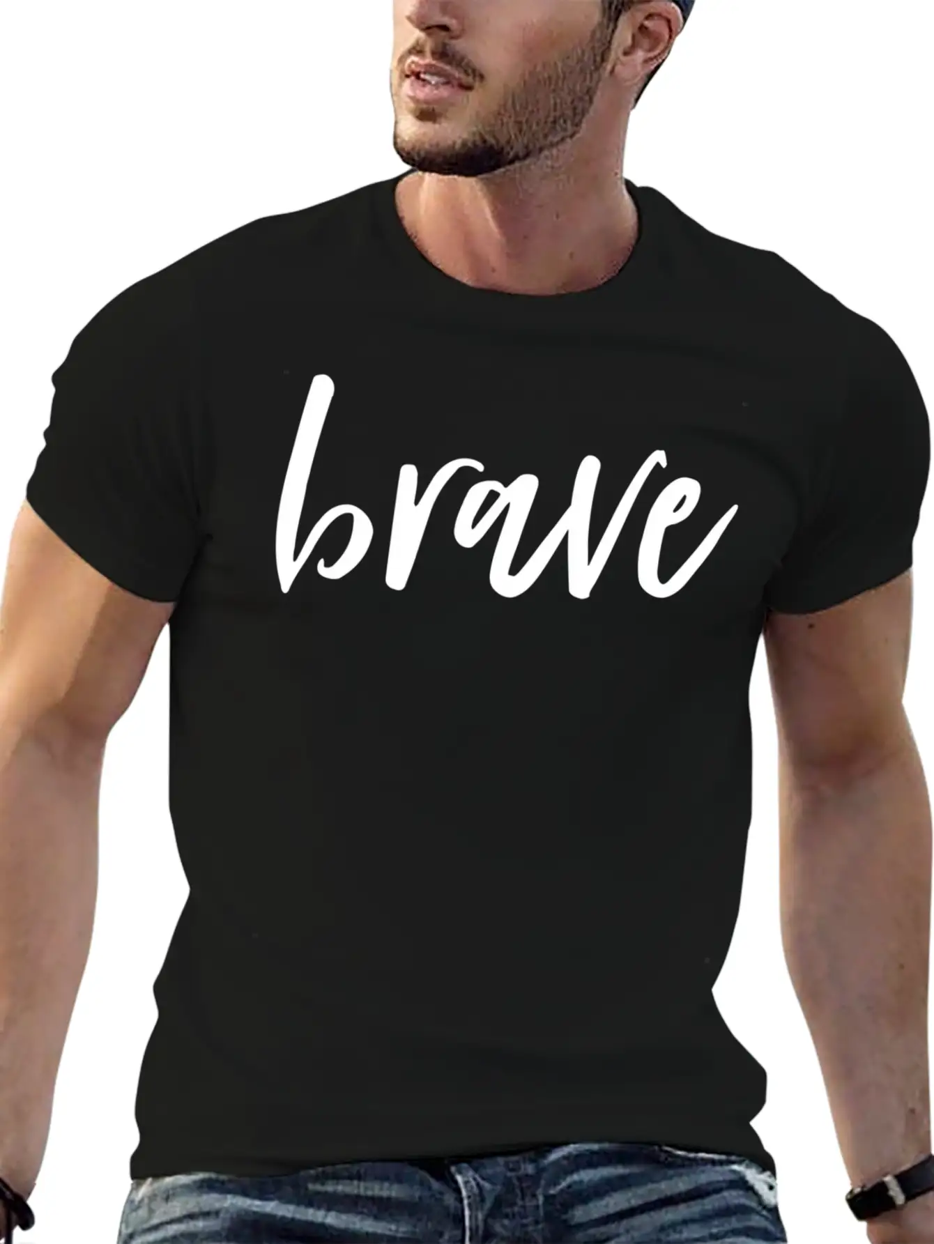 Brave You Are Brave Bold With Christ In You Unisex Casual T-Shirt – Clean Design For Daily Comfort