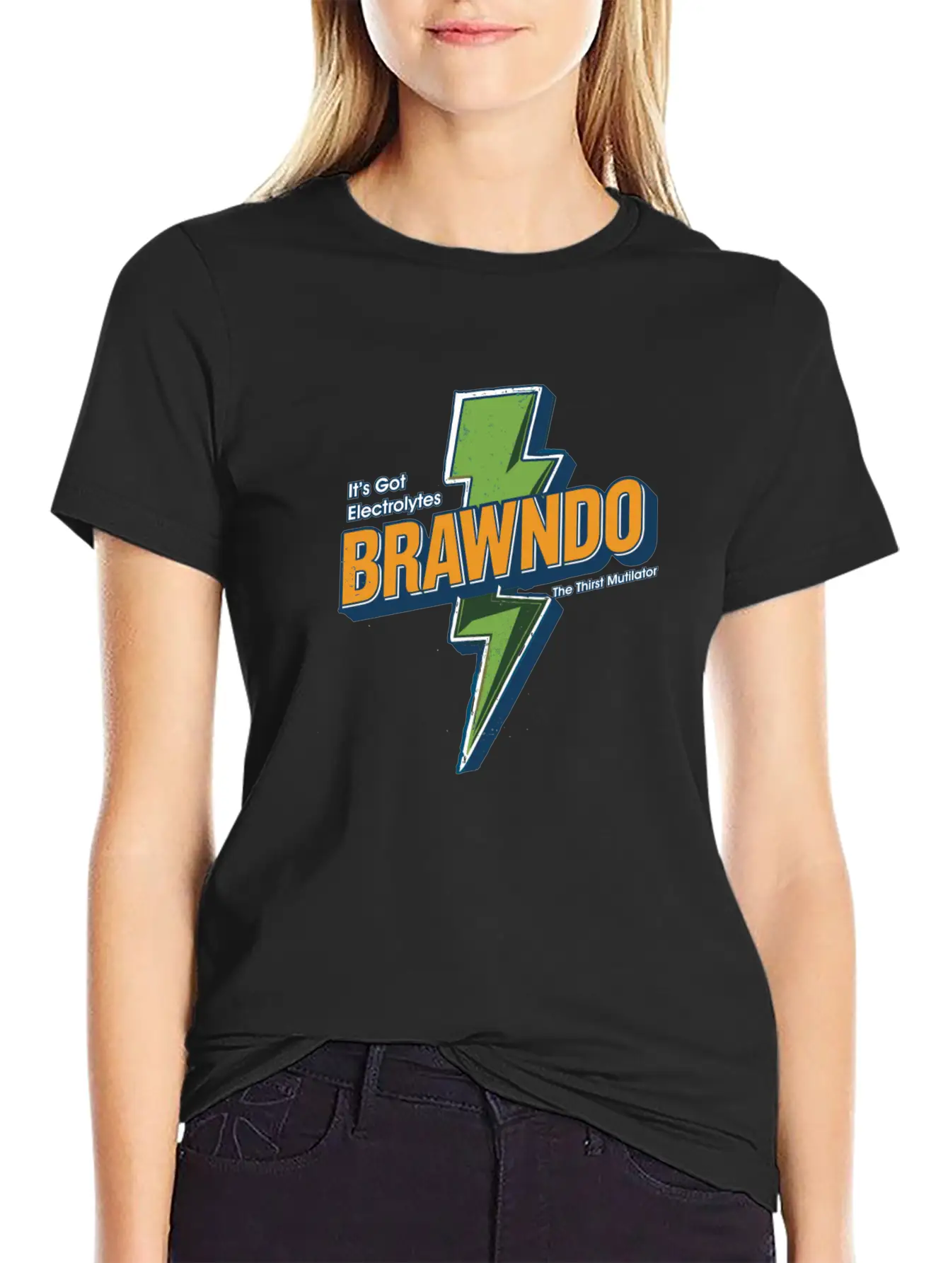 Brawndo T-Shirt - The Thirst Mutilator Timeless Short Sleeve Tee – Comfy And Minimalist Design