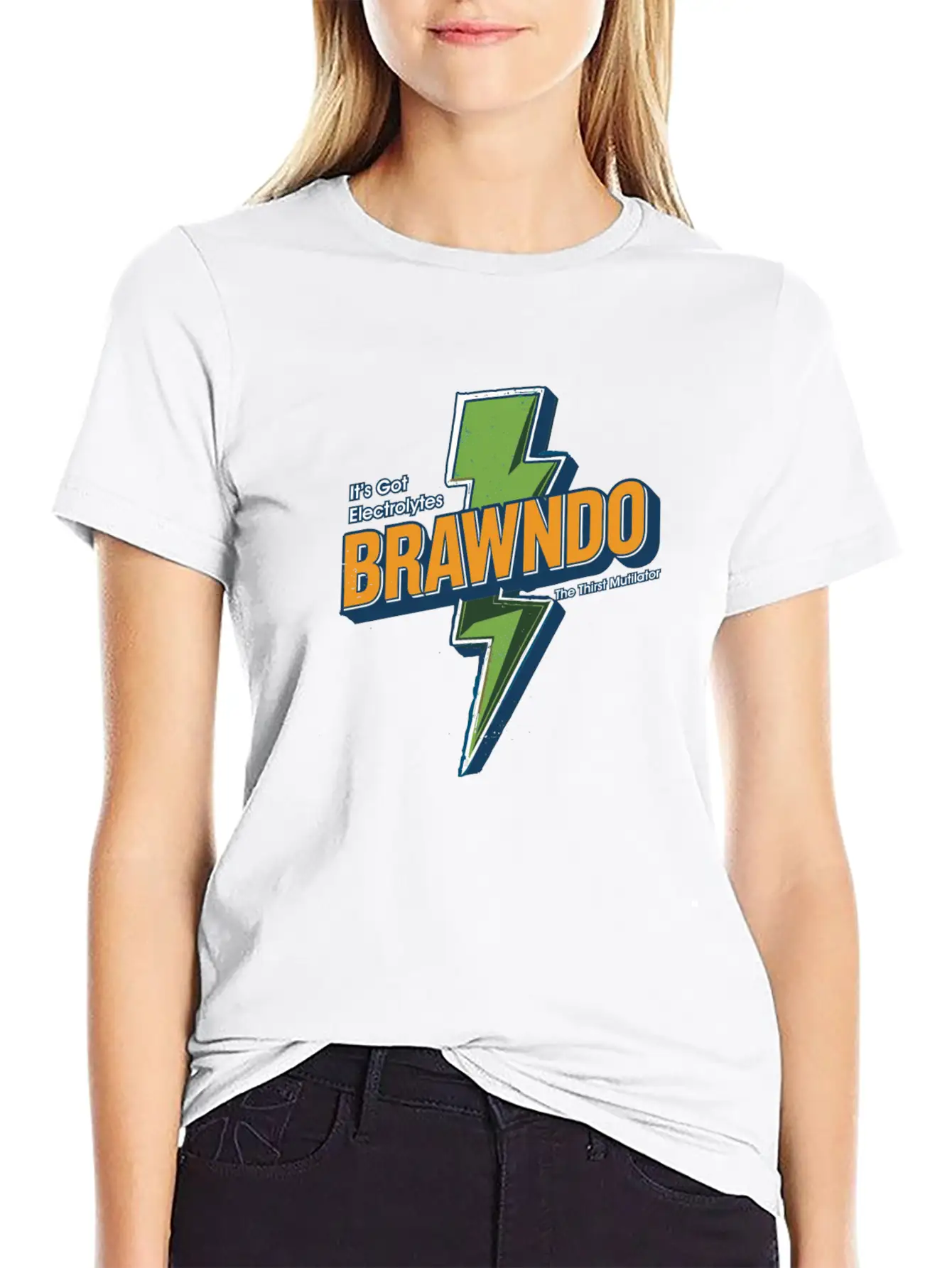 Brawndo T-Shirt - The Thirst Mutilator Timeless Short Sleeve Tee – Comfy And Minimalist Design