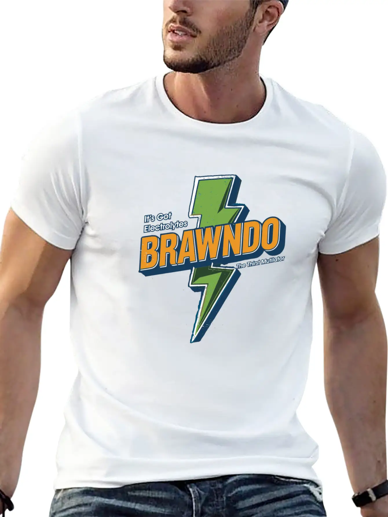 Brawndo T-Shirt - The Thirst Mutilator Timeless Short Sleeve Tee – Comfy And Minimalist Design
