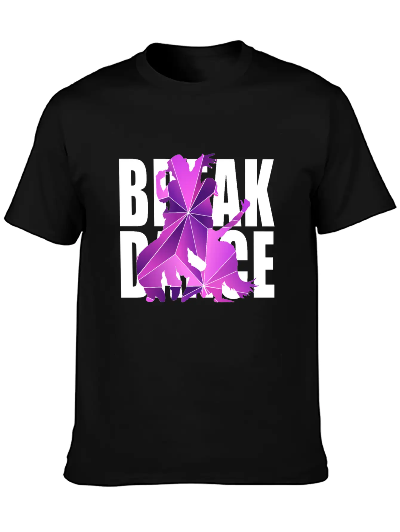 Break Dance Hip Hop Unisex Short Sleeve Soft Cotton T-Shirt – Casual Everyday Wear
