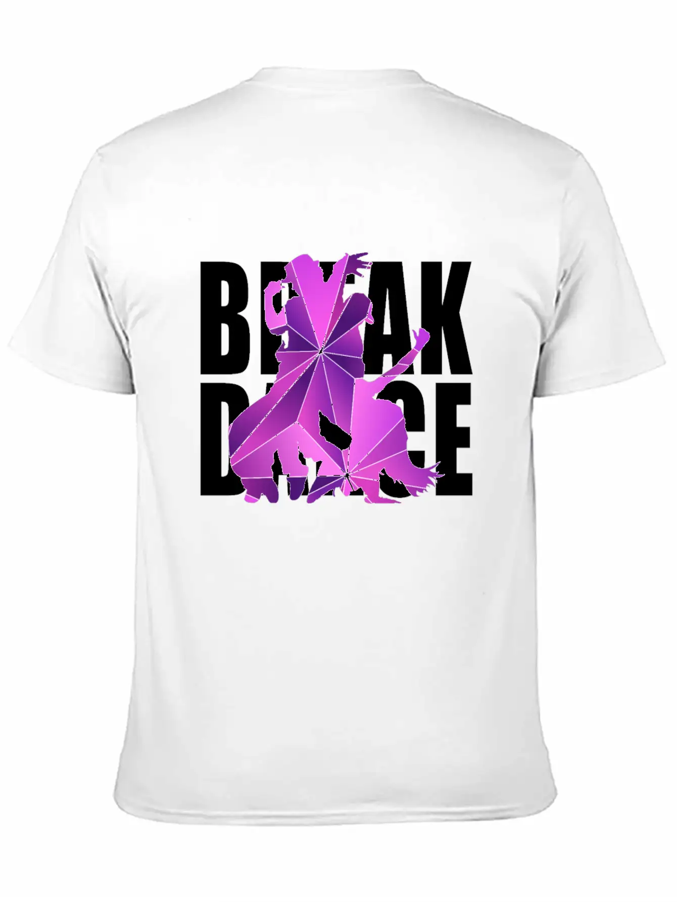 Break Dance Hip Hop Unisex Short Sleeve Soft Cotton T-Shirt – Casual Everyday Wear
