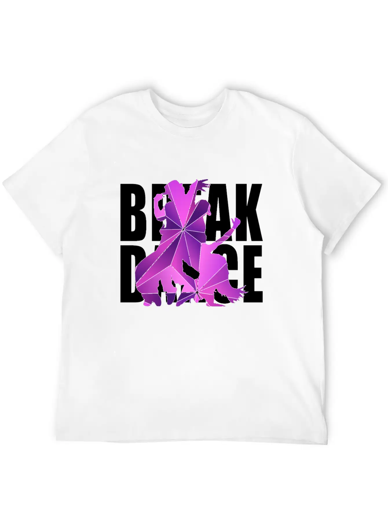 Break Dance Hip Hop Unisex Short Sleeve Soft Cotton T-Shirt – Casual Everyday Wear
