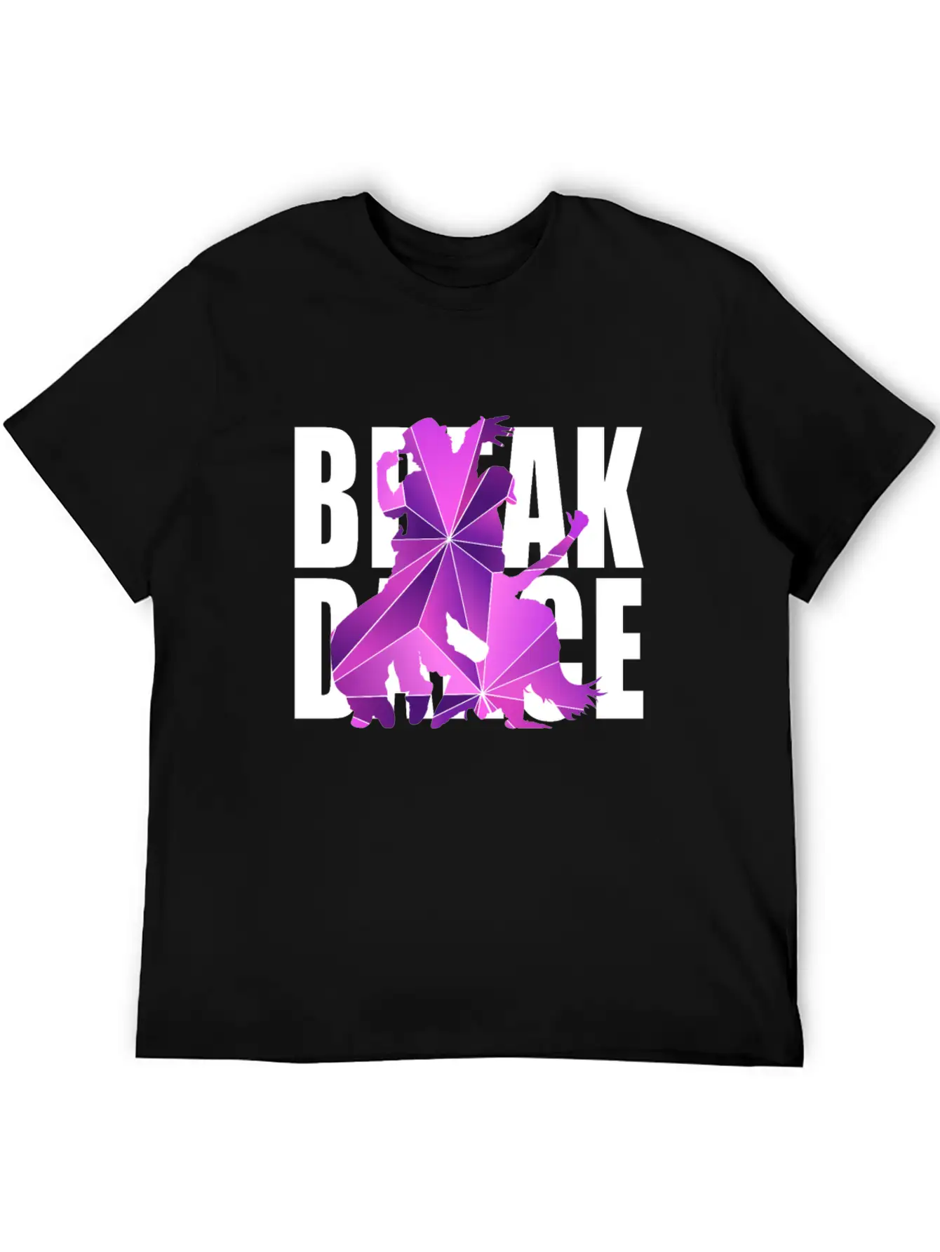 Break Dance Hip Hop Unisex Short Sleeve Soft Cotton T-Shirt – Casual Everyday Wear