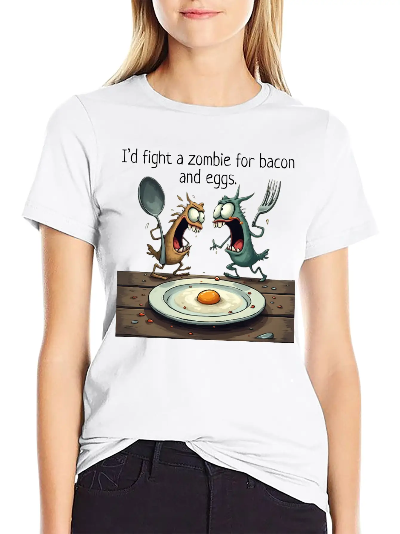 Breakfast Essential Unisex Summer Tee – Soft Cotton Casual Fit