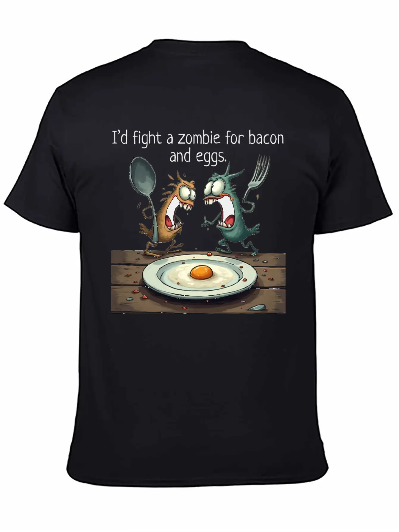 Breakfast Essential Unisex Summer Tee – Soft Cotton Casual Fit