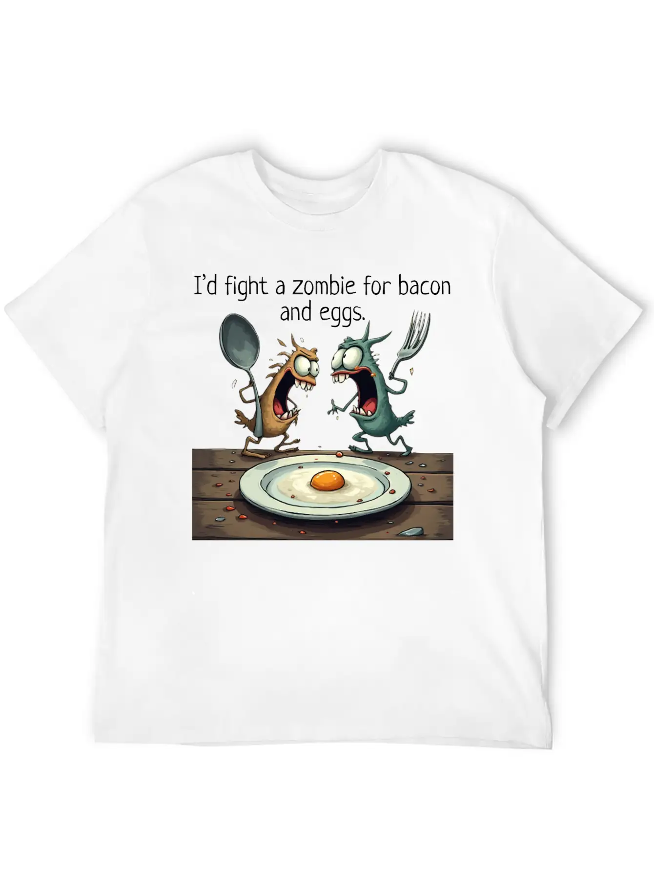 Breakfast Essential Unisex Summer Tee – Soft Cotton Casual Fit
