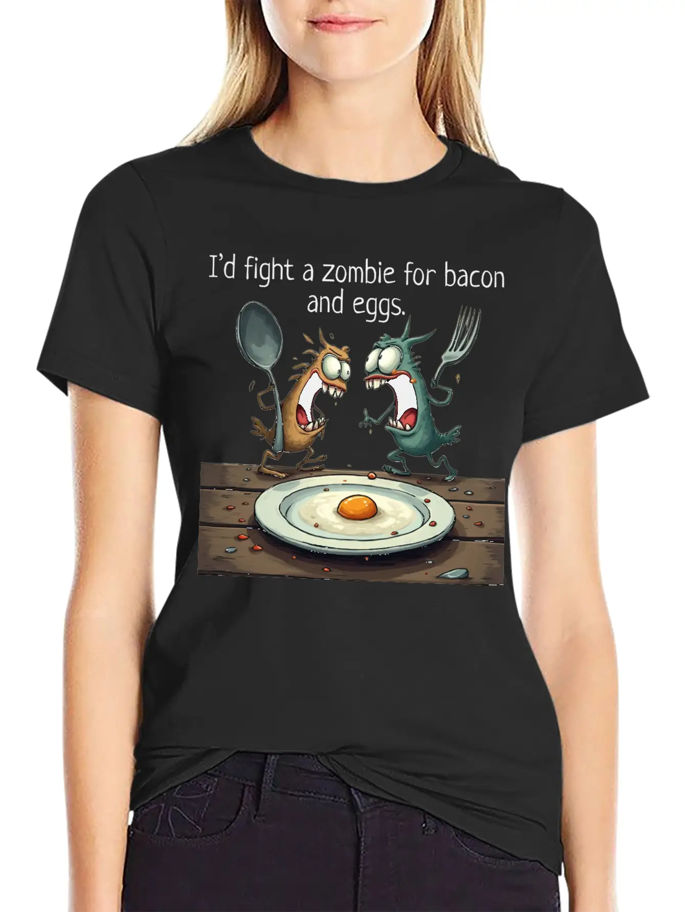 Breakfast Essential Unisex Summer Tee – Soft Cotton Casual Fit